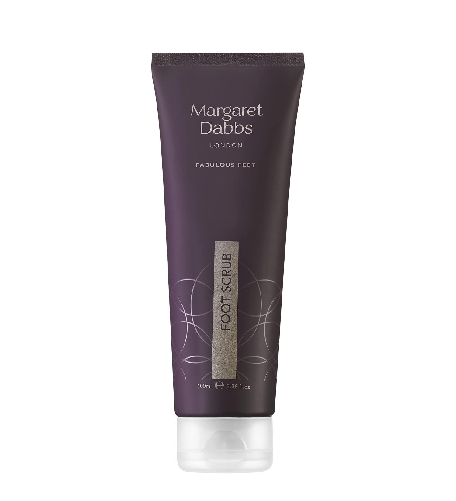 Margaret Dabbs Fabulous Feet Exfoliating Foot Scrub Renews Dry and Dull Skin with Tea Tree Leaf and Pumice 100ml