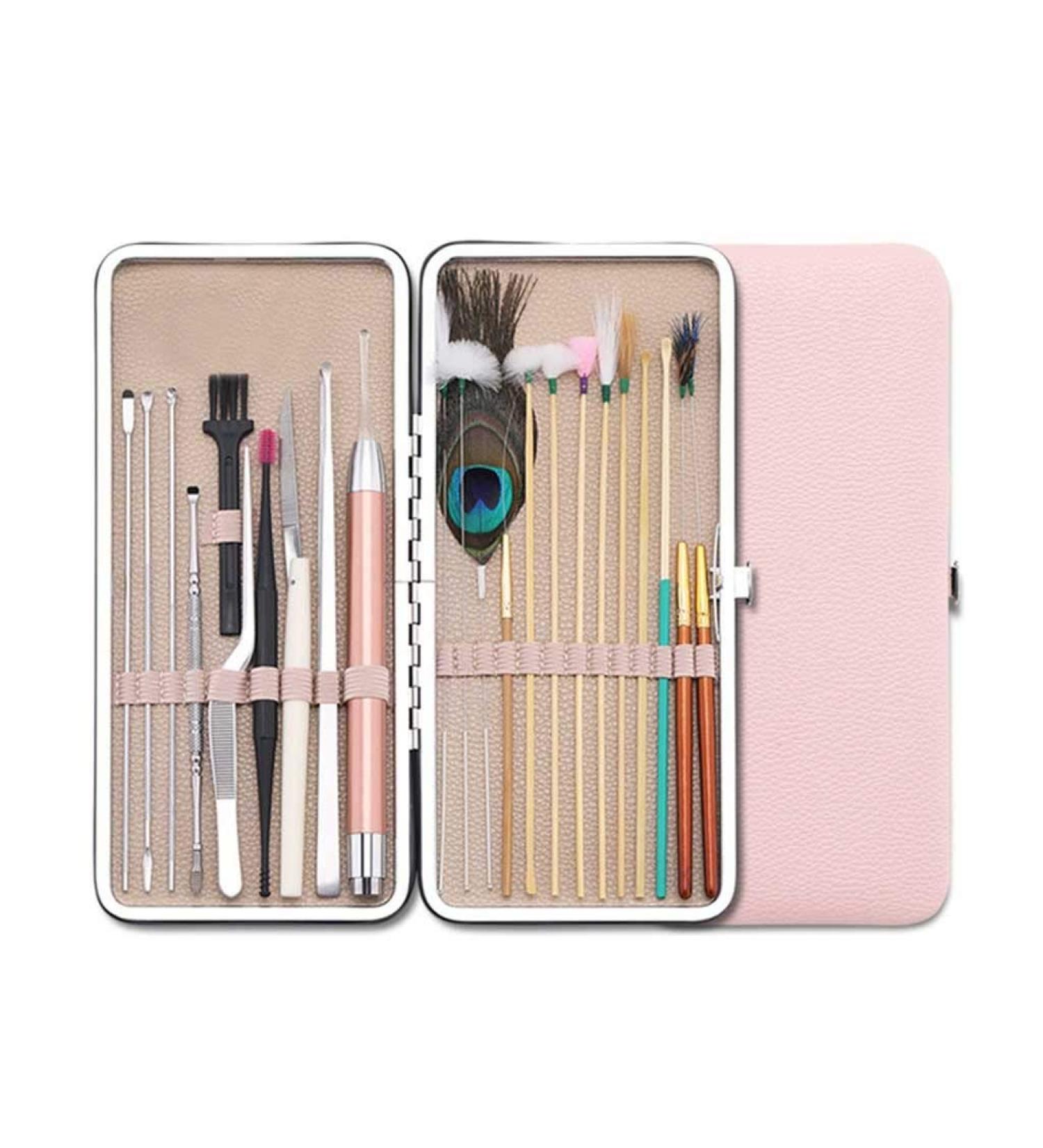LUKEO 23PCS Ear Wax Removal Tool Kit with LED Light - Black-JoJo's Bizarre Adventure1 - Buy Online on GoSupps.com