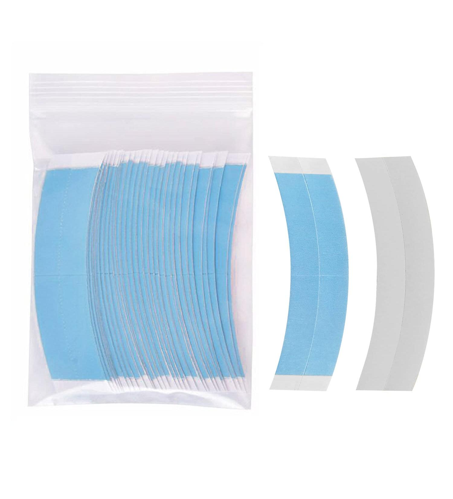 Longbest Lace Front Wig Tape - 36 Piece Waterproof Double-Sided Adhesive for Hair Extensions (C-Shaped Blue 1/4) - Buy Online on GoSupps.com