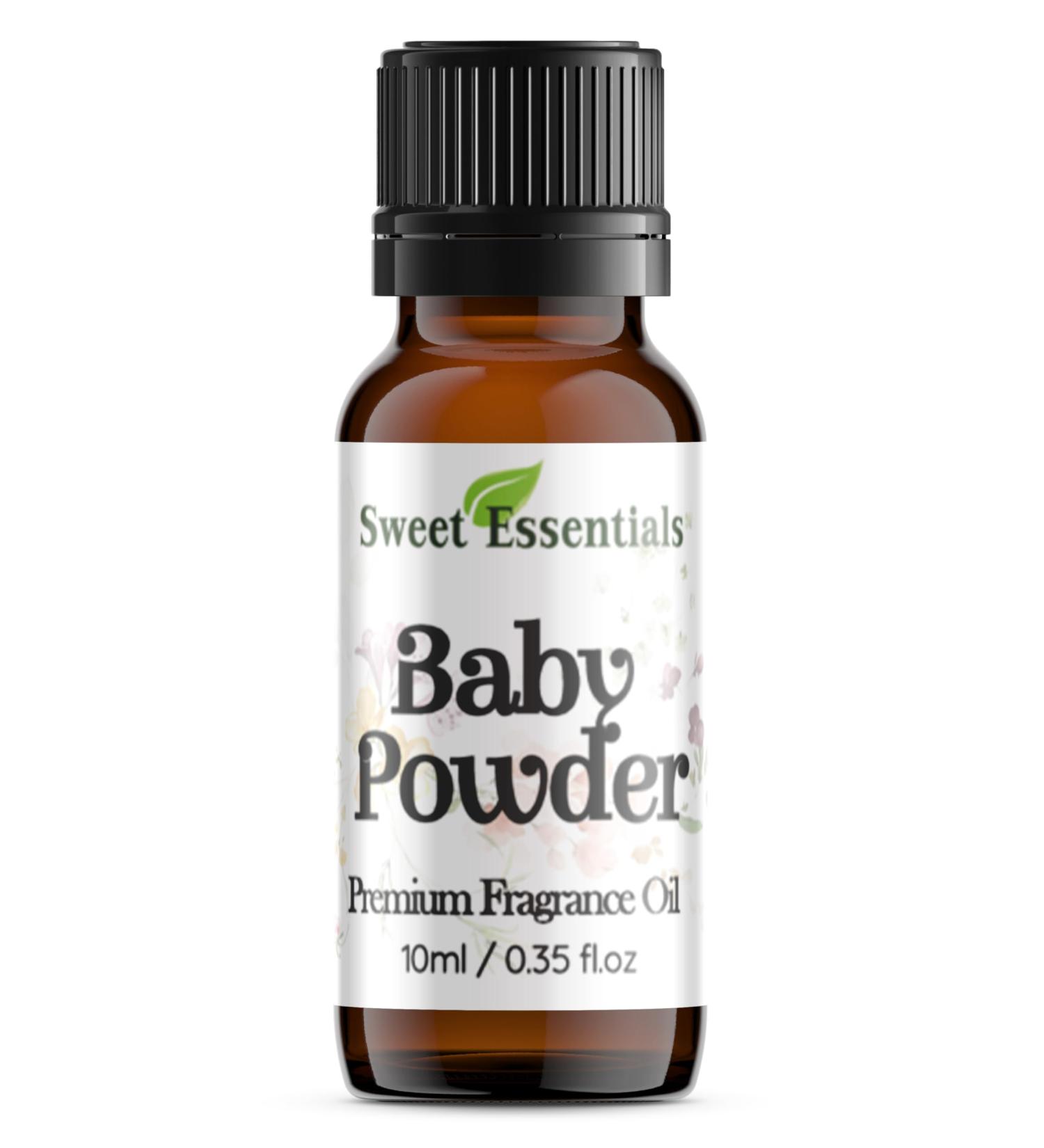 Baby Powder 10ml (0.35fl oz) Premium Fragrance Oil Aromatherapy Diffuser Crafts Soap Home Scents Bath & Body DIY Parfum and Much More. Versatile & Long-Lasting by Sweet Essentials - Buy Online on GoSupps.com