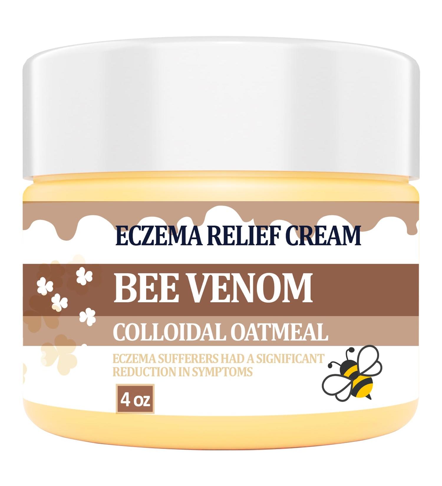Bee Venom Soothing Cream - Organic Natural Gentle Manuka Honey addeda Soothes Psoriasis Ringworm Jock Itch Rash Dry Skin Feet Hand Whole Body Adults & Children 4 Fl Oz (Pack of 1) - Buy Online on GoSupps.com