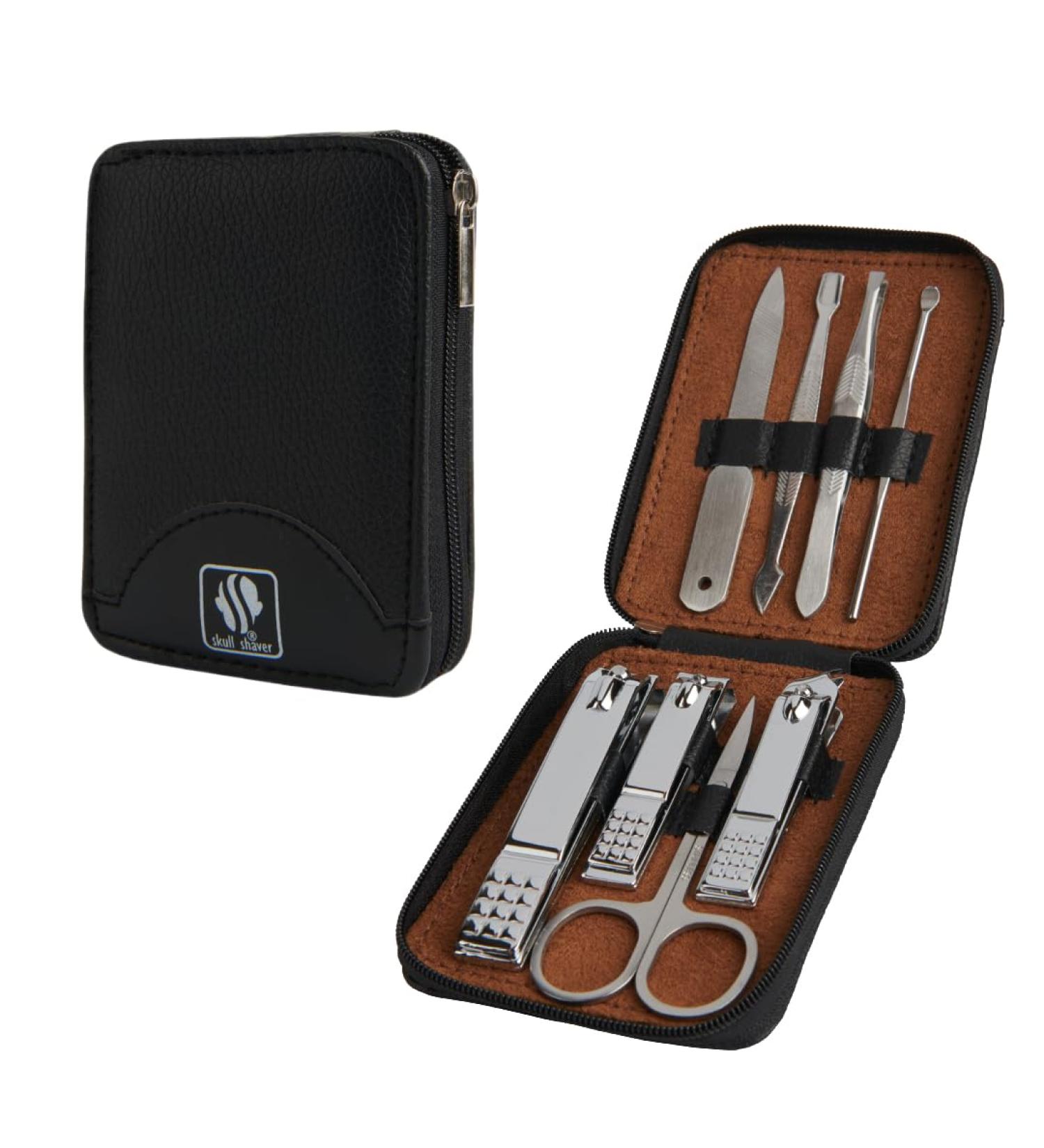 Skull Shaver Manicure kit Professional Nail Clippers Kit Nail Care-Stainless Steel Grooming Tools - Buy Online on GoSupps.com