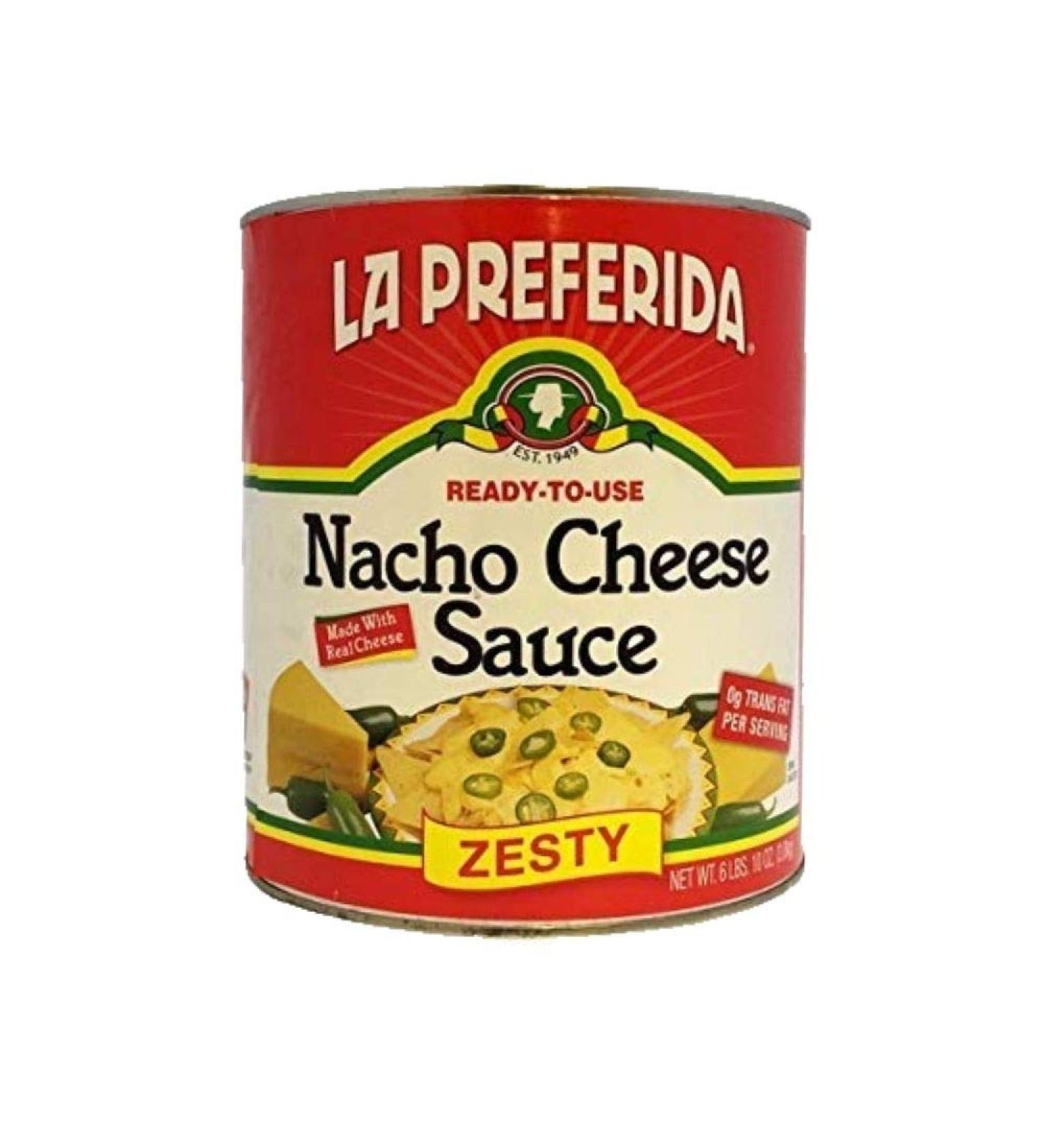 La Preferida Nacho Cheese Sauce 6.6 lbs - Authentic Cheese Sauce, Family Size - 6.6 Pound Pack - Buy Online on GoSupps.com