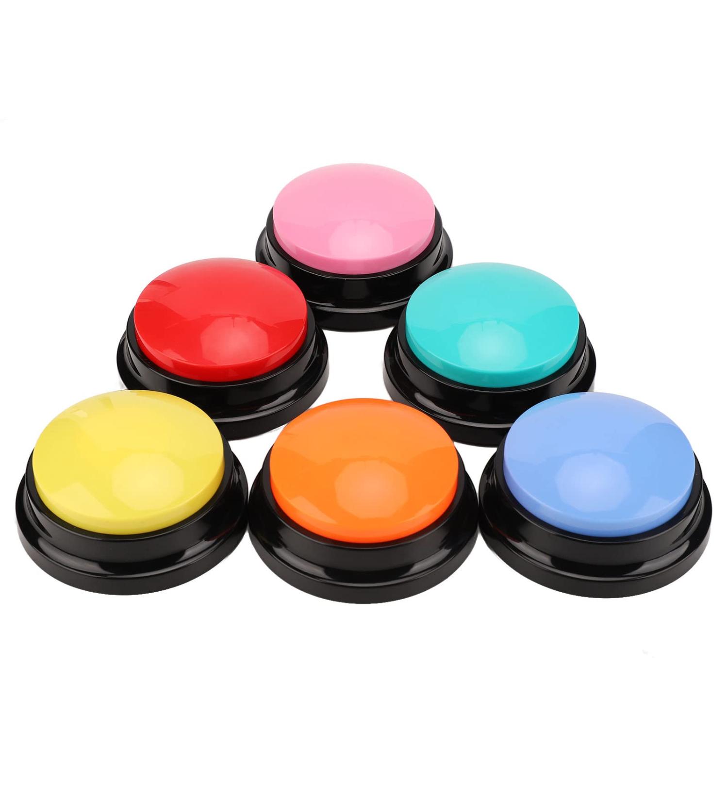 Training Bell for Pets - 6 Multifunctional Recording Buttons for Dogs | Portable 30-Second Ringing Bells - Buy Online on GoSupps.com