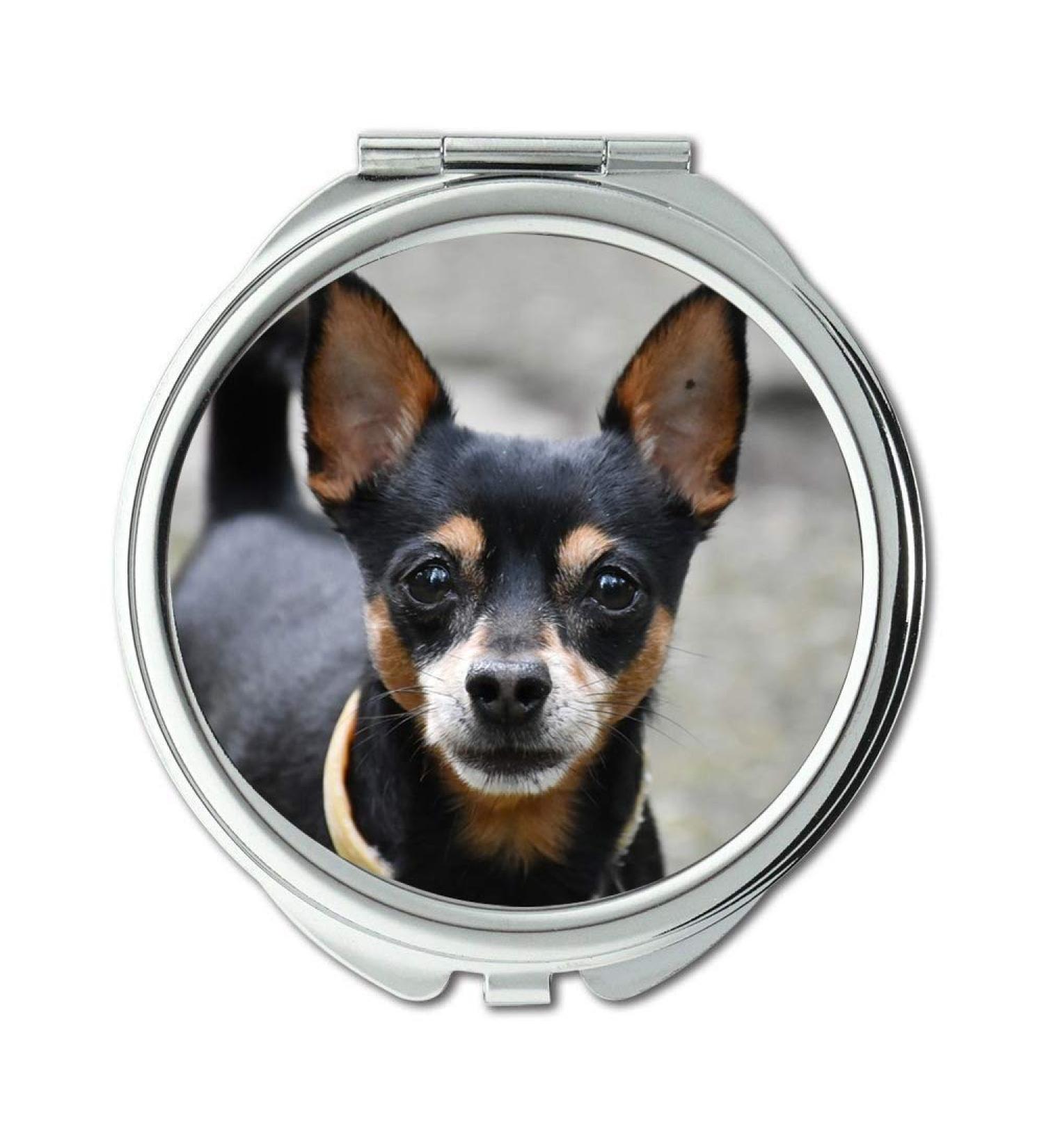 Mirror Compact Mirror Doggy Dog Attention Animal Pocket Mirror portable mirror - Buy Online on GoSupps.com