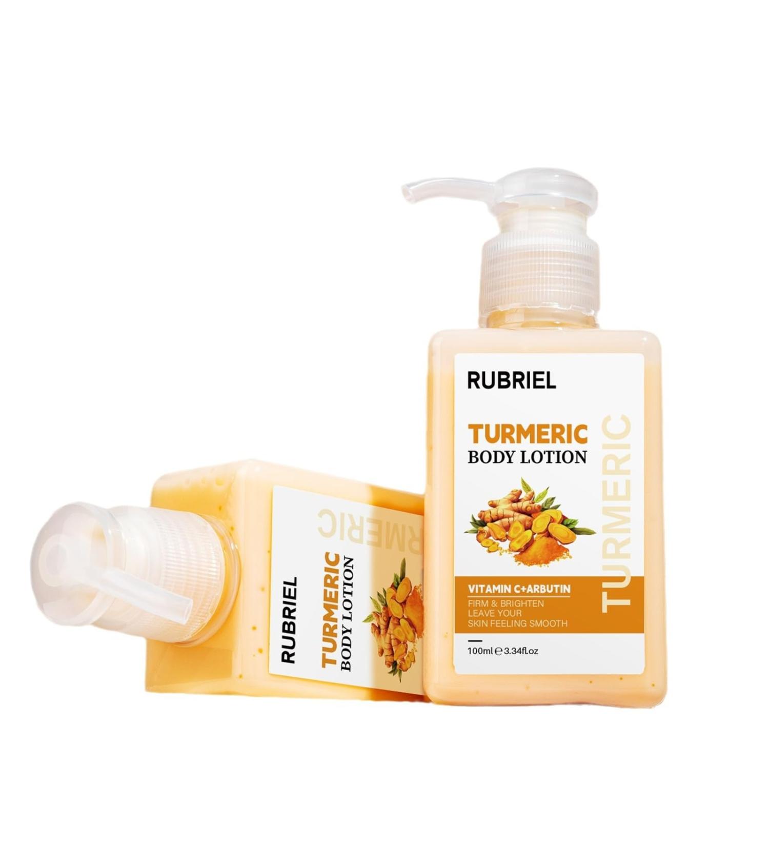Turmeric Anti Aging Moisturizing Body Lotion Natural Turmeric Brightening Lotion for Spots Acne & Dry Skin Vitamin C Body Cream to Hydrate & Smooth Skin - Buy Online on GoSupps.com