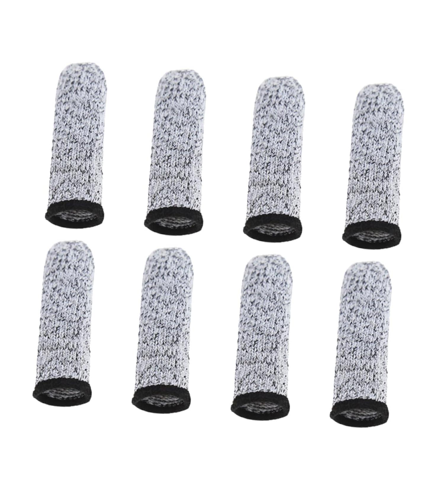 4 Pairs Cut Resistant Gloves - Reusable Finger Covers for Scrapbooking Carving & Quilting | Durable Thumb Protection & Metal Mesh Design - Buy Online on GoSupps.com