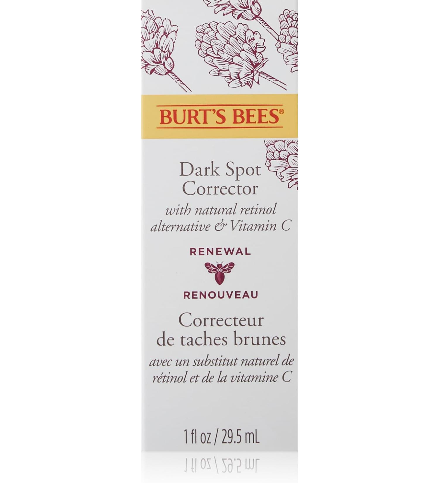 Burt's Bees Face Serum Renewal Dark Spot Corrector with Bakuchiol Natural Retinol Alternative 29.5 mL - Buy Online on GoSupps.com