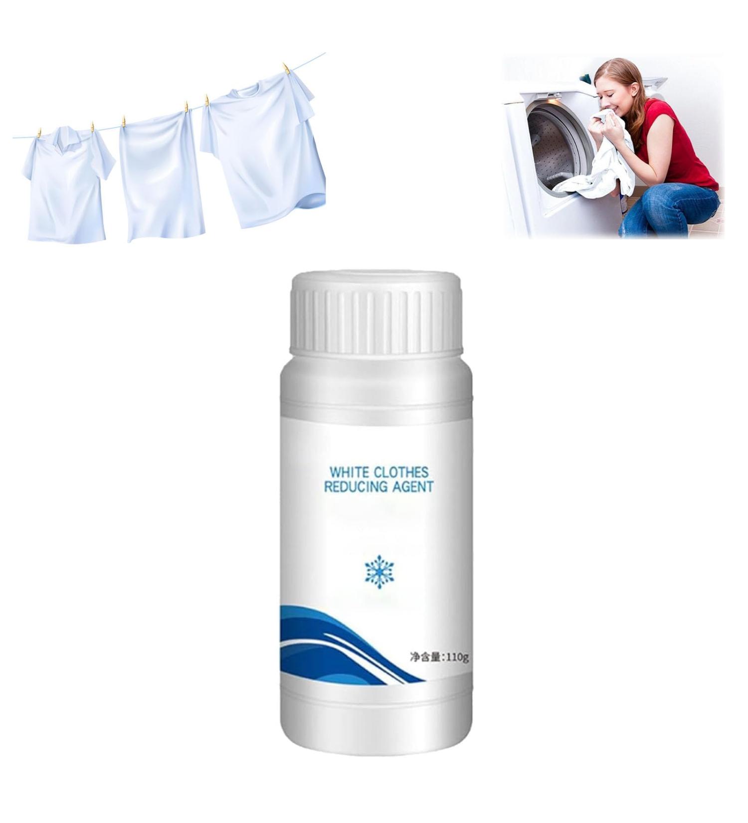 Household White Clothing Reducing Agent Bleaching Laundry Powder White Laundry Whitener Clothes Oil Stain Remover (1pcs) - Buy Online on GoSupps.com