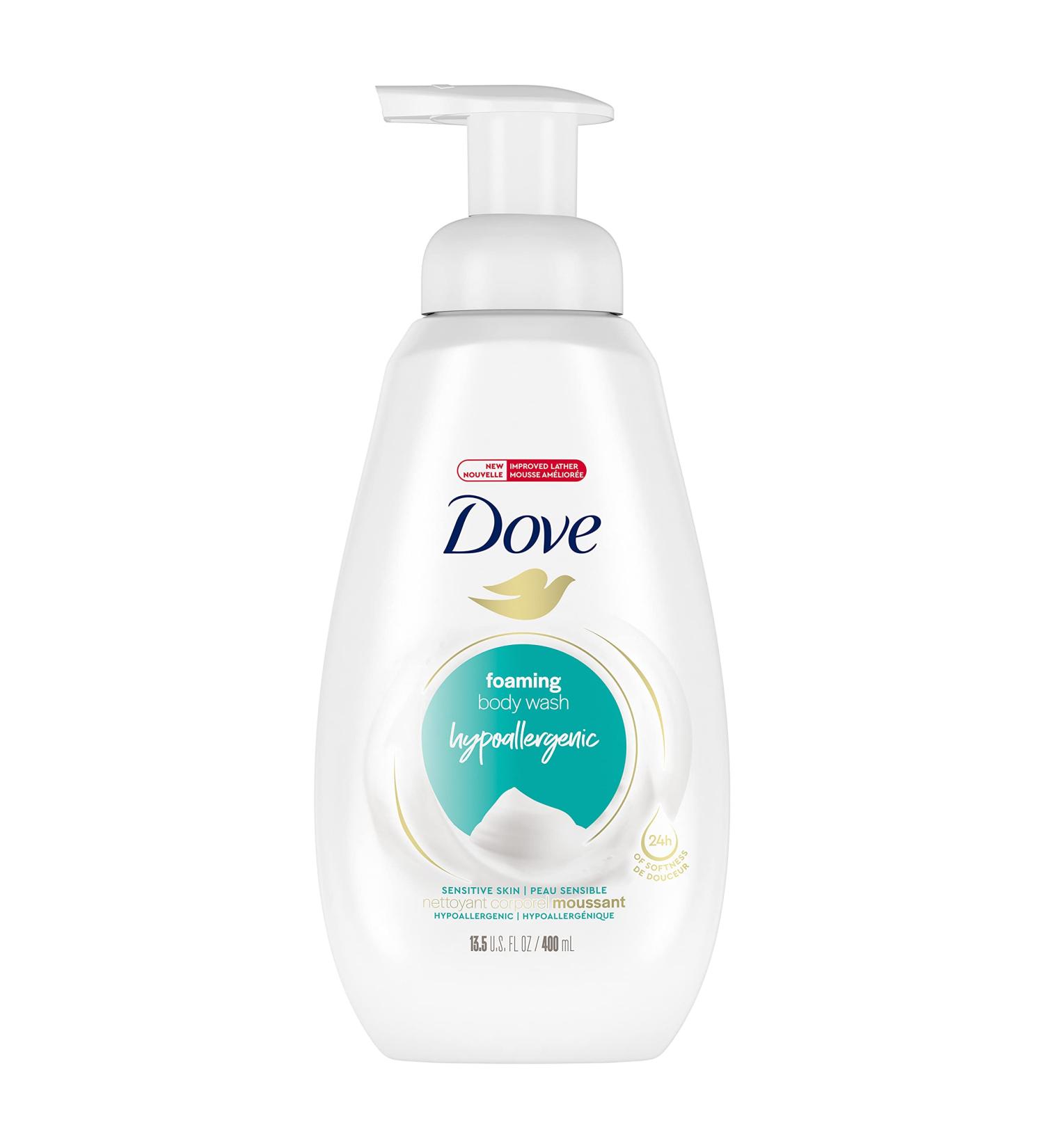 Dove Instant Foaming Body Wash for Sensitive Skin 13.5 oz - Nourishing & Cleansing Formula | Pack of 1 - Buy Online on GoSupps.com