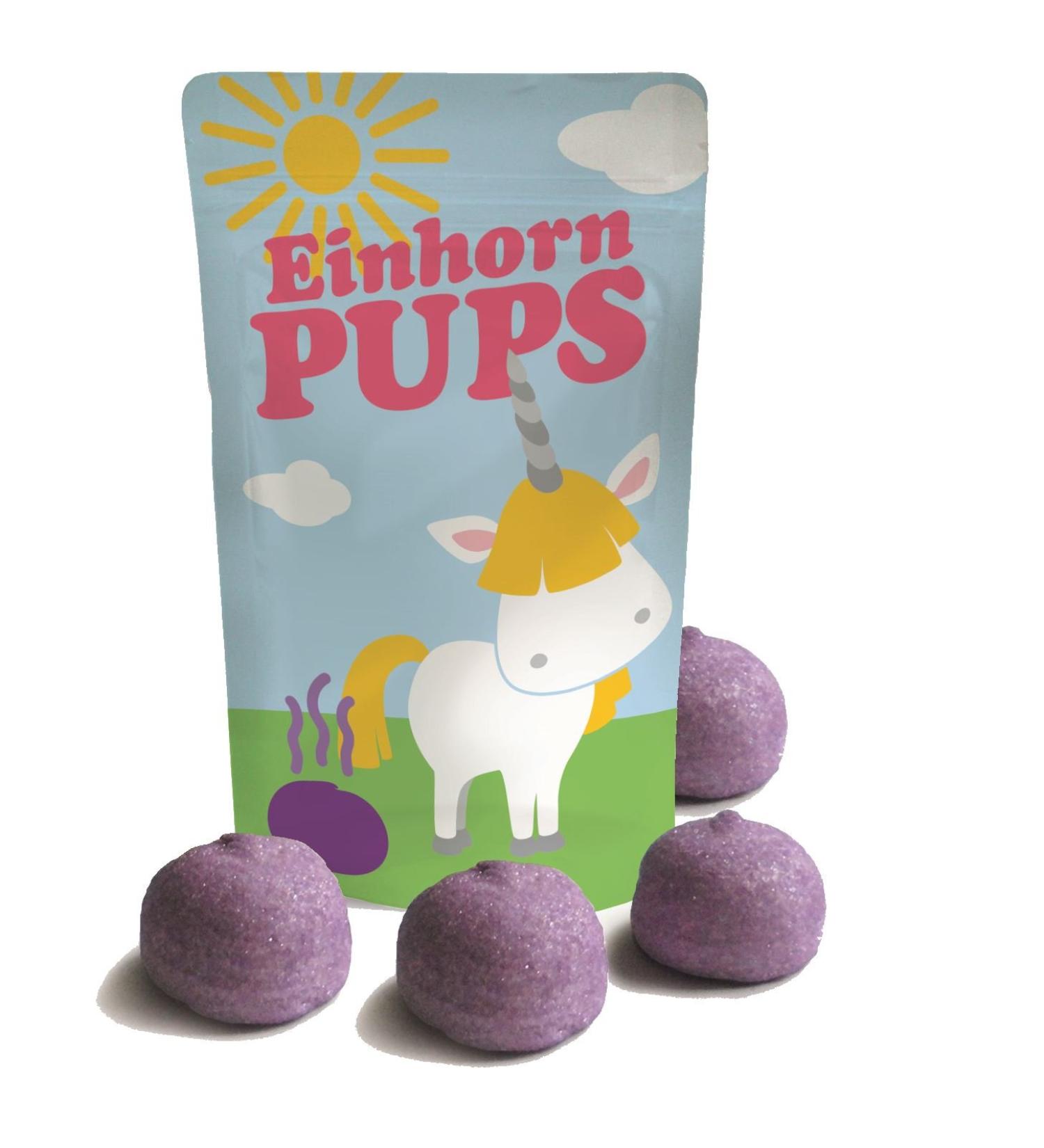World of Unicorns Marshmellows delicious and a real eye-catcher (Unicorn Pups large 40 g) 40 g (1 pack)