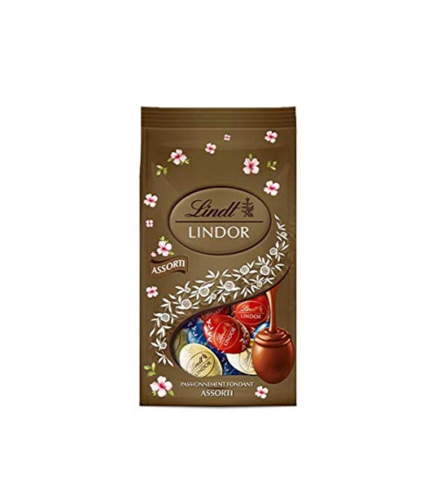 Lindt Bag of 22 Medium and Fondant Lindor Eggs in Dark Milk and White Chocolate for Easter Egg Hunt 180g - Buy Online on GoSupps.com