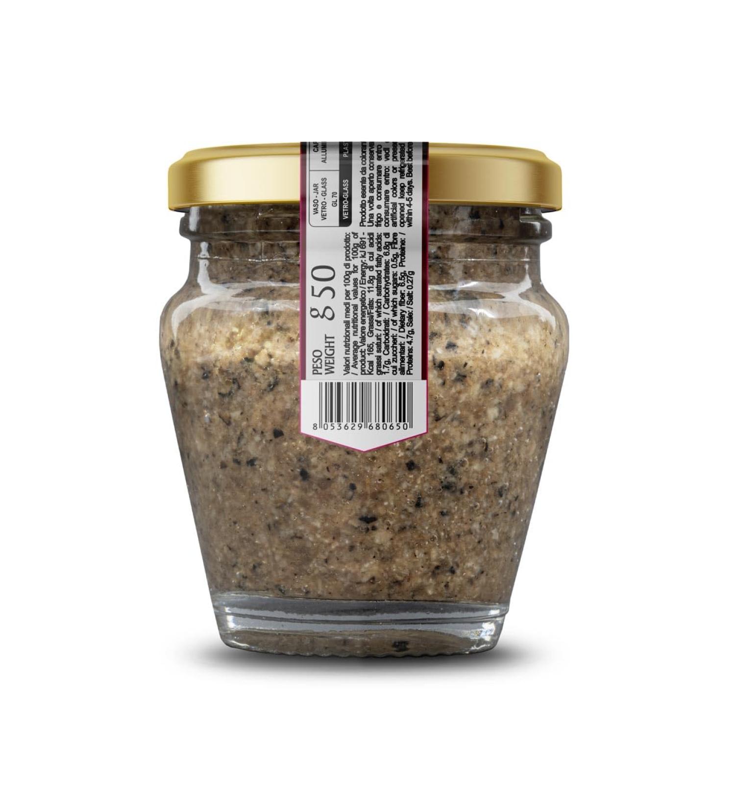 Valnerina Tartufi Black Summer Truffle Crushed | Natural Artisanal & Italian Preserved In Evo Extra Virgin Olive Oil | Jar 5 - Buy Online on GoSupps.com