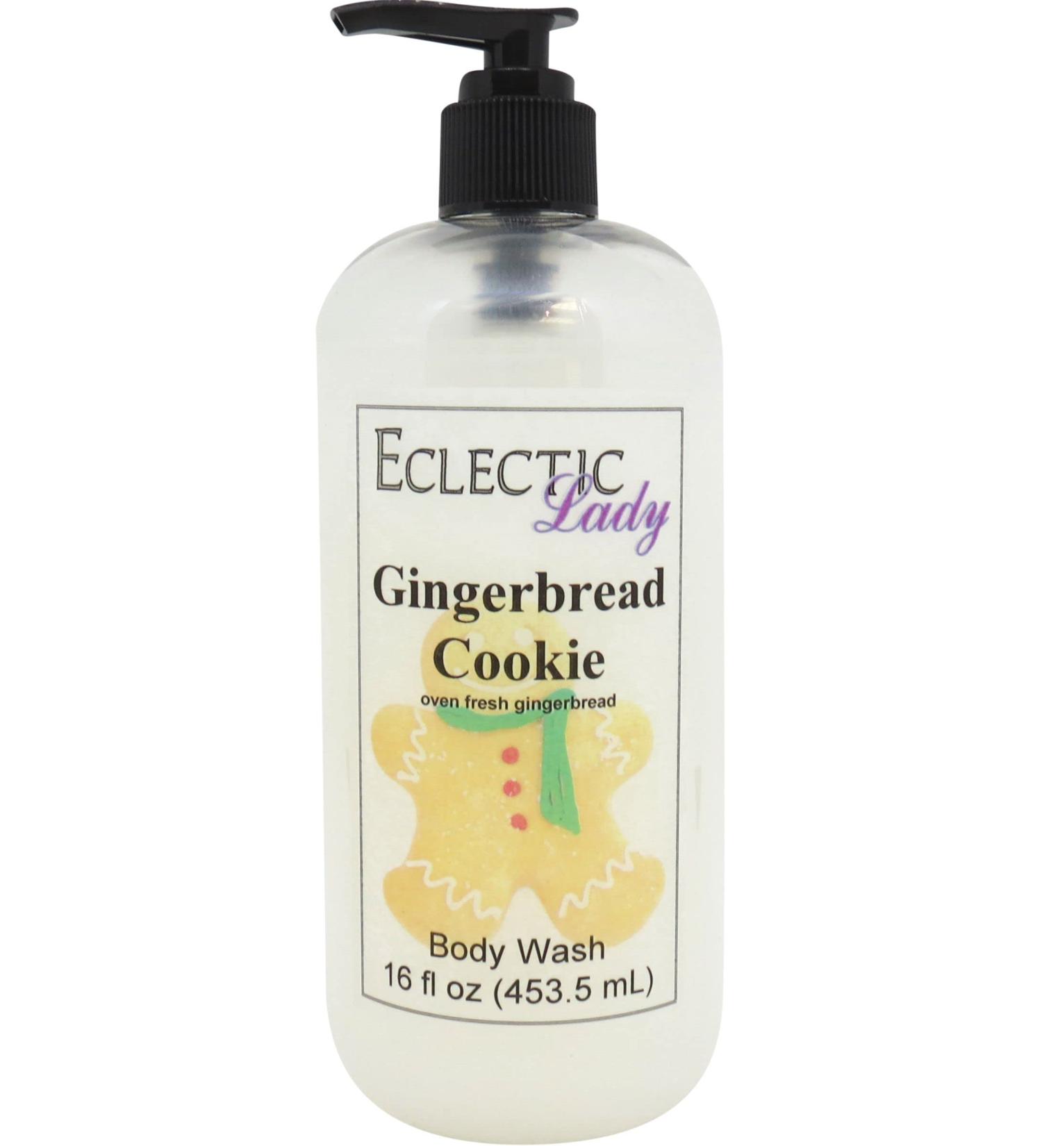 Eclectic Lady Liquid Pearl Body Wash - Gingerbread Cookie Scent 3-in-1 Use For Bubble Bath Hand Soap & Body Wash Phthalate-Free Gingerbread Cookie Fragrance Handcrafted in USA (16 oz) 16 Fl Oz (Pack of 1) - Buy Online on GoSupps.com