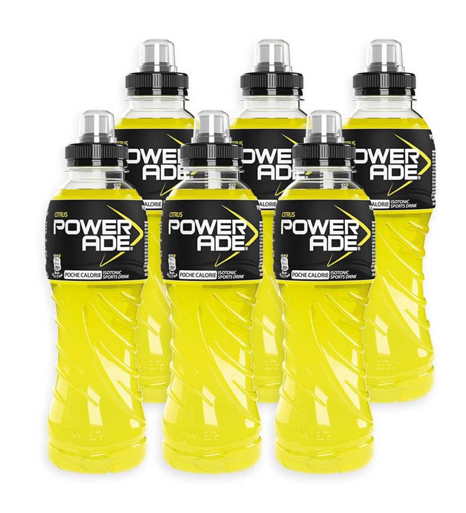  CAIYA 6 x Powerade Citrus Energy Drinks for Athletes with Lemon Flavour and Low Calorie 500 ml 6 Packs  - Buy Online on GoSupps.com
