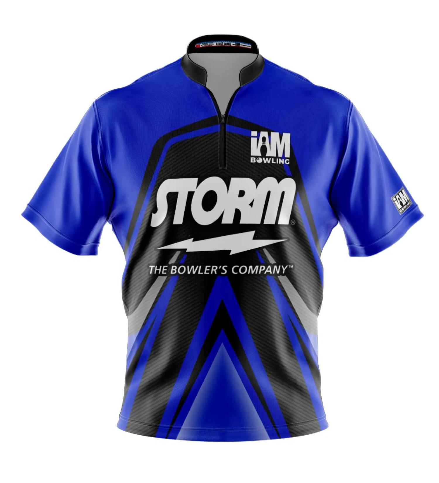 Logo Infusion Dye-Sublimated Bowling Jersey - I AM Bowling Fun Design 2027-ST - Storm X-Large - Buy Online on GoSupps.com