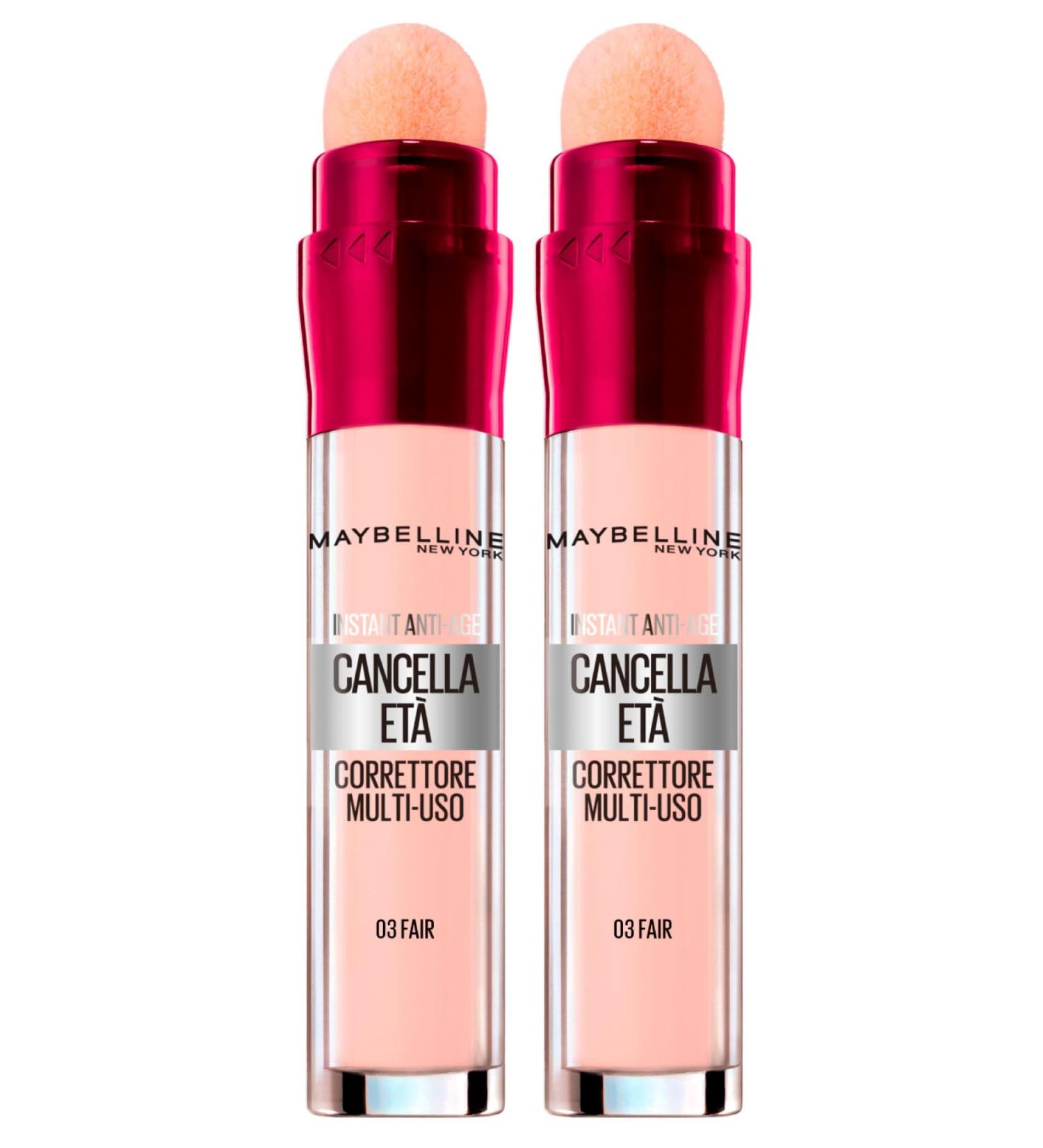 2x Maybelline New York L'Age Multifunction Liquid Concealer Color 03 Fair 2 Concealers - Buy Online on GoSupps.com