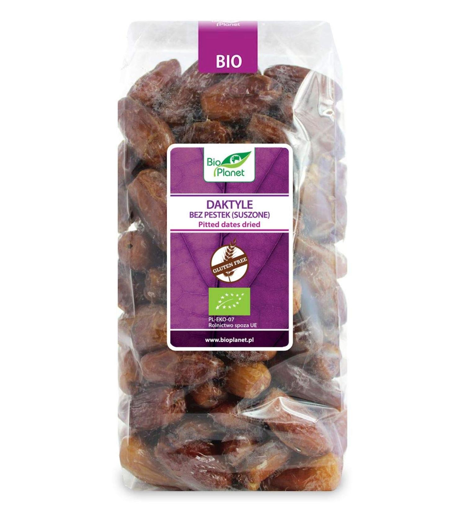 Dry dates, seedless, gluten-free BIO 1 kg - BIO PLANET