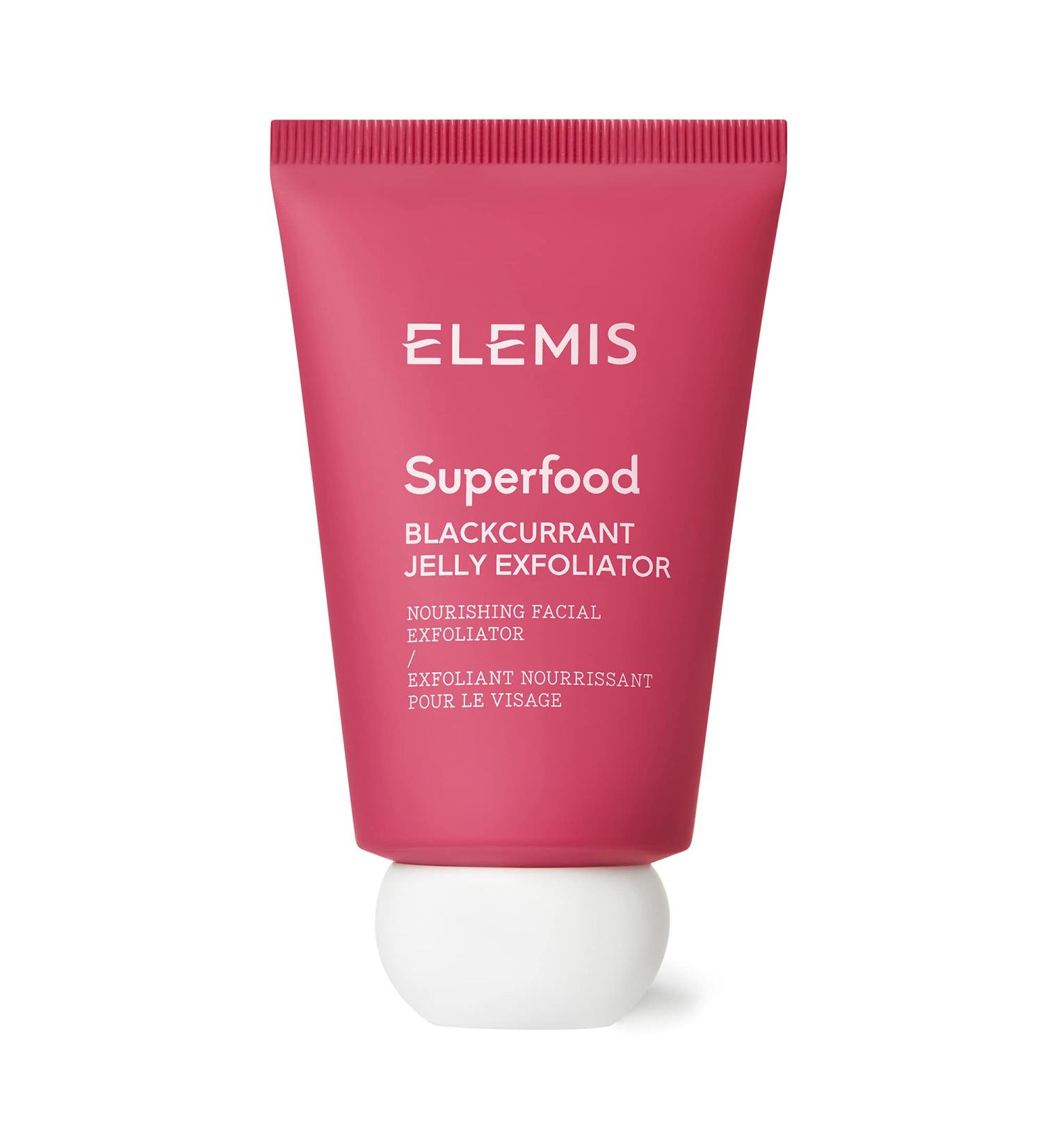 ELEMIS Superfood Blackcurrant Jelly Exfoliator 1.6 Fl Oz - Gentle Anti-Oxidant Face Scrub - Buy Online on GoSupps.com