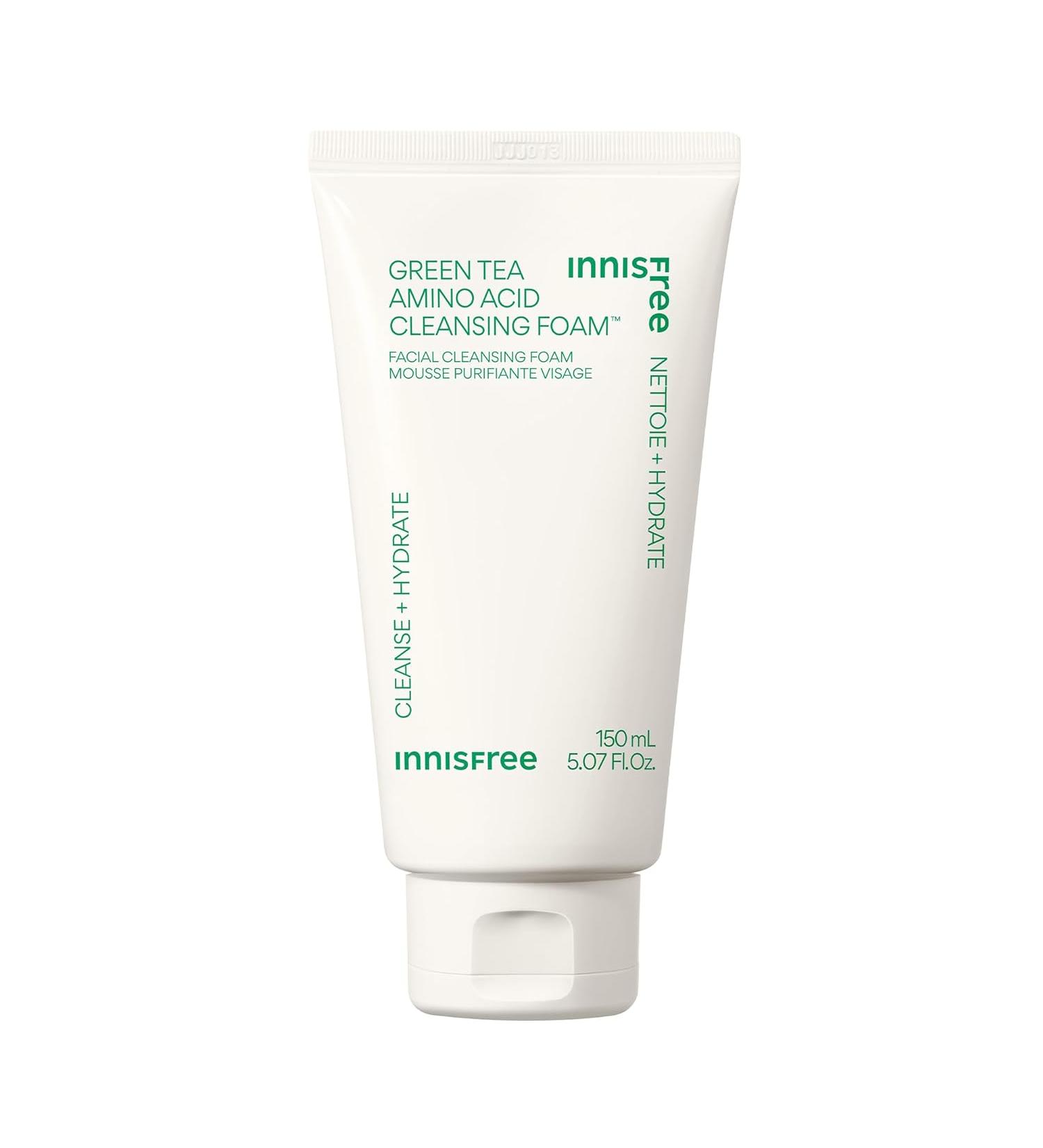 innisfree Green Tea Amino Acid Cleansing Foam - Buy Online on GoSupps.com