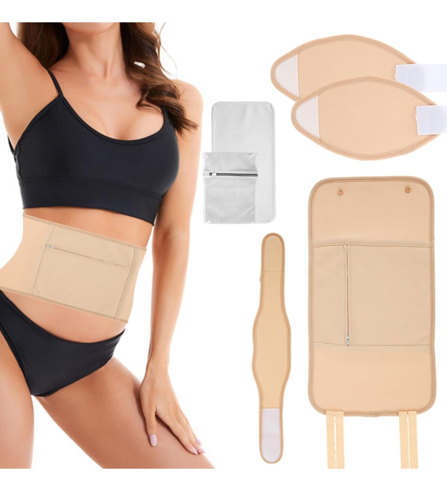 6 Pack Castor Oil Wrap Pack for Waist Thyroid Neck Knee Castor Oil Liver Wrap Pack Kit Castor Oil Wrap Organic Cotton Flannel Reusable Castor Oil Compress Wrap Pad for Liver Detox Inflammation (Style 2) - Buy Online on GoSupps.com