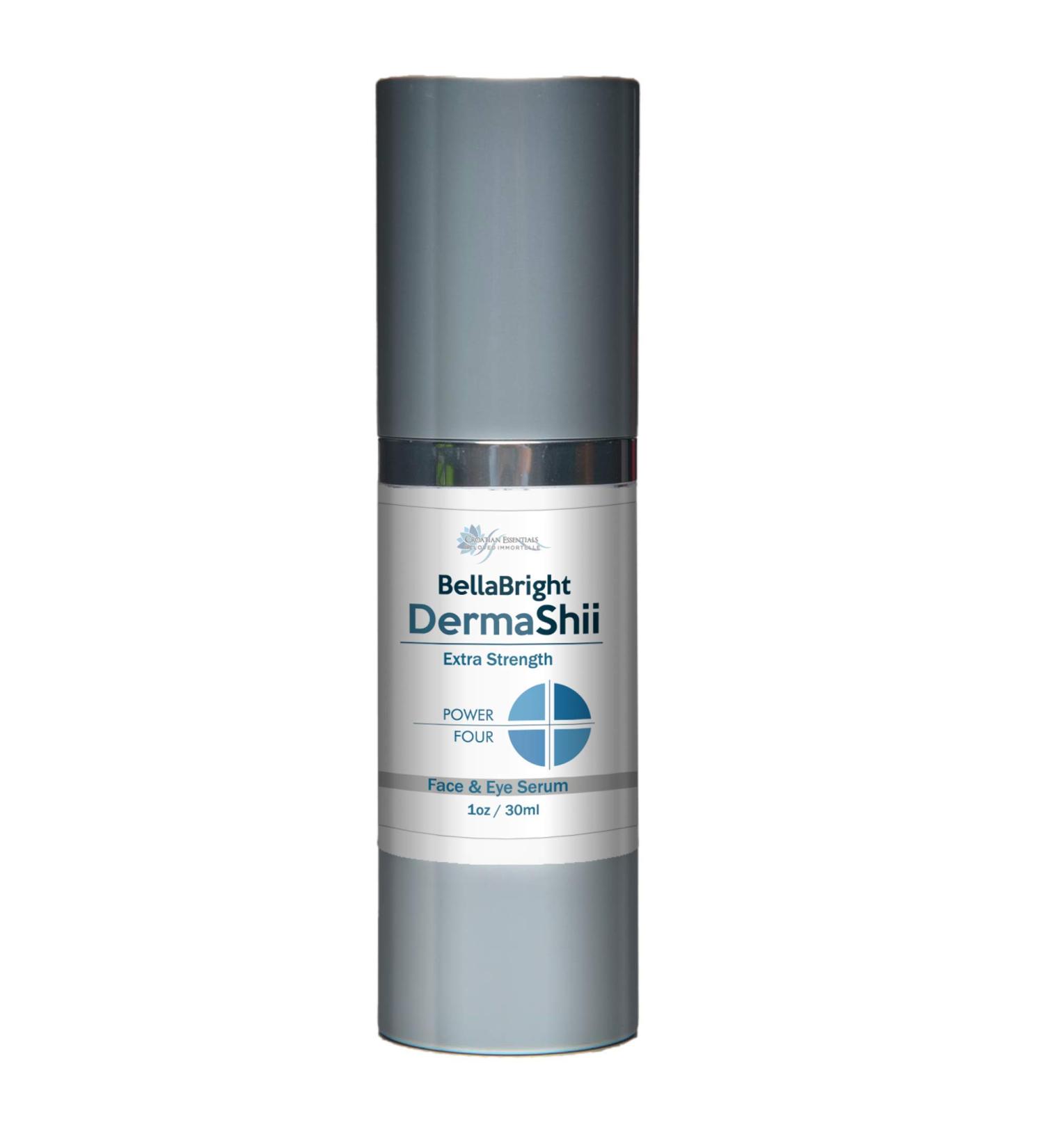 BellaBright DermaShii Serum - Anti Aging Eye & Face Serum with Immortelle Formula - Restore Youthful Skin with Extra Strength Formula - Buy Online on GoSupps.com
