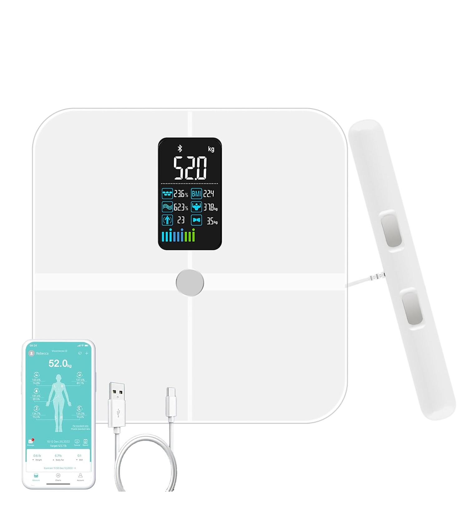 VITSOL Electrode Smart Body Fat Scale - White - Buy Online on GoSupps.com
