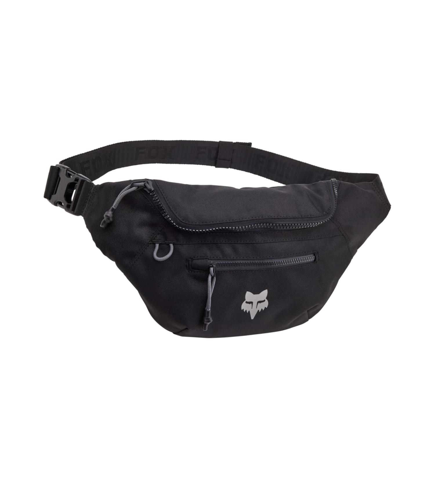 Fox Men BLACK Head HIP Pack KIDNEY OS One Size Black