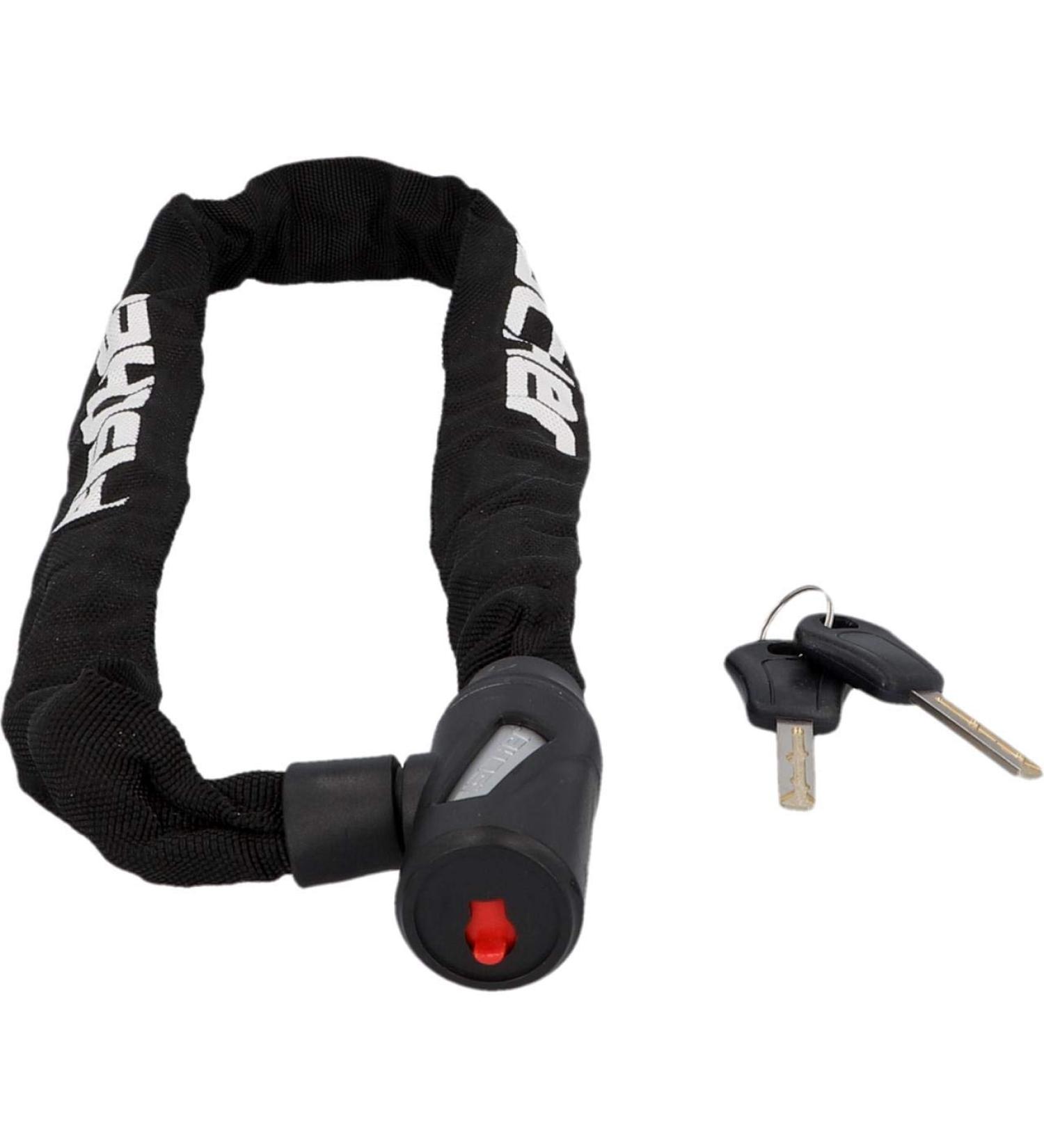 FISCHER Chain Lock with Numbers - 5mm Diameter 20mm Width 90cm Length | Secure Your Belongings | Black Uni Key Design - Buy Online on GoSupps.com