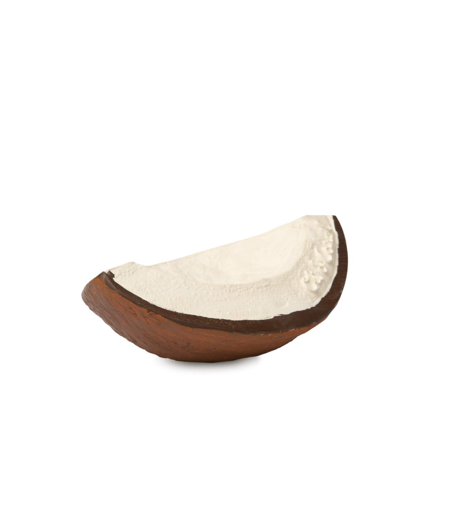 Oli & Carol Coconut Teething Ring & Bath Toy | Natural Rubber Coconut Toy for Babies - Buy Online on GoSupps.com