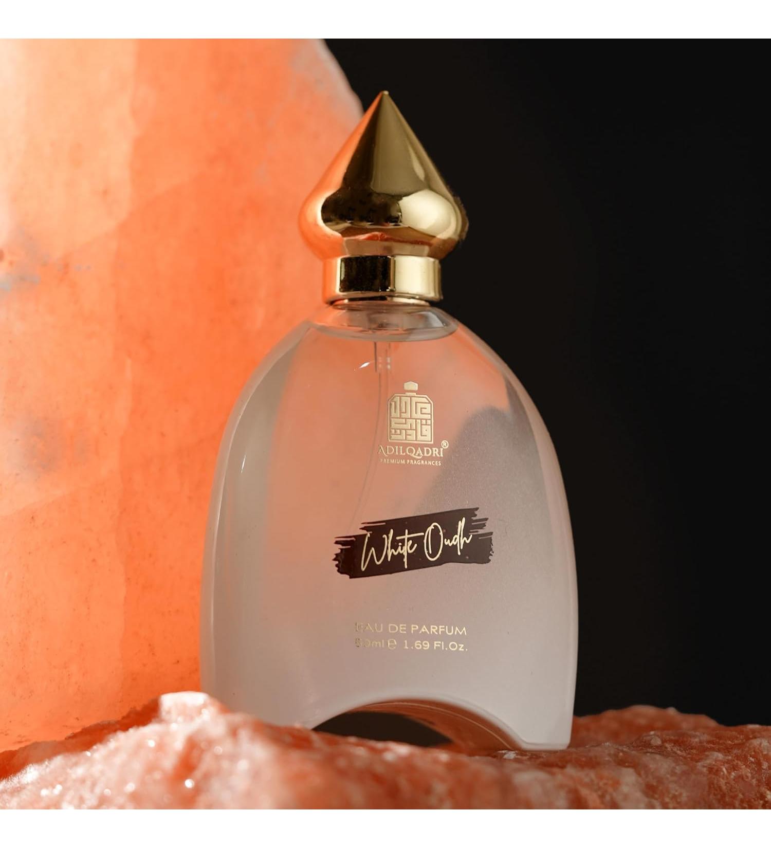 Adil.qadri's White Oudh Perfume | Strong Masculine Woody Oudh Fragrance | 50Ml | Long Lasting Scent Liquid For Men | Eau De Parfum - Buy Online on GoSupps.com