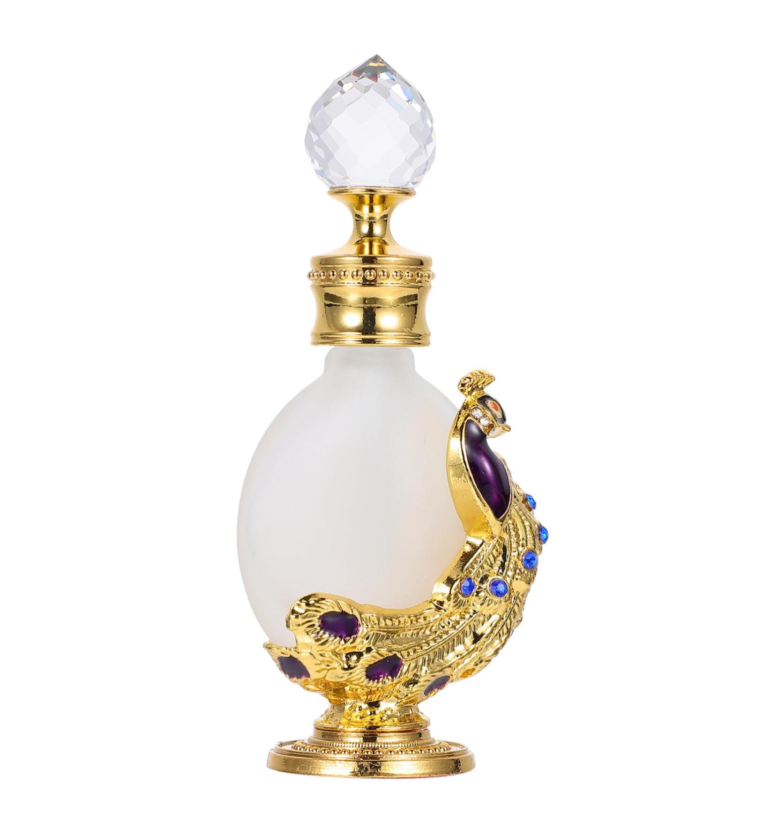 FRCOLOR 1Pc peacock essential oil bottle perfume dropper bottle crystal perfume bottle womens perfume dispenser container retro perfume bottle perfumes for women glass bottle liquid Miss - Buy Online on GoSupps.com