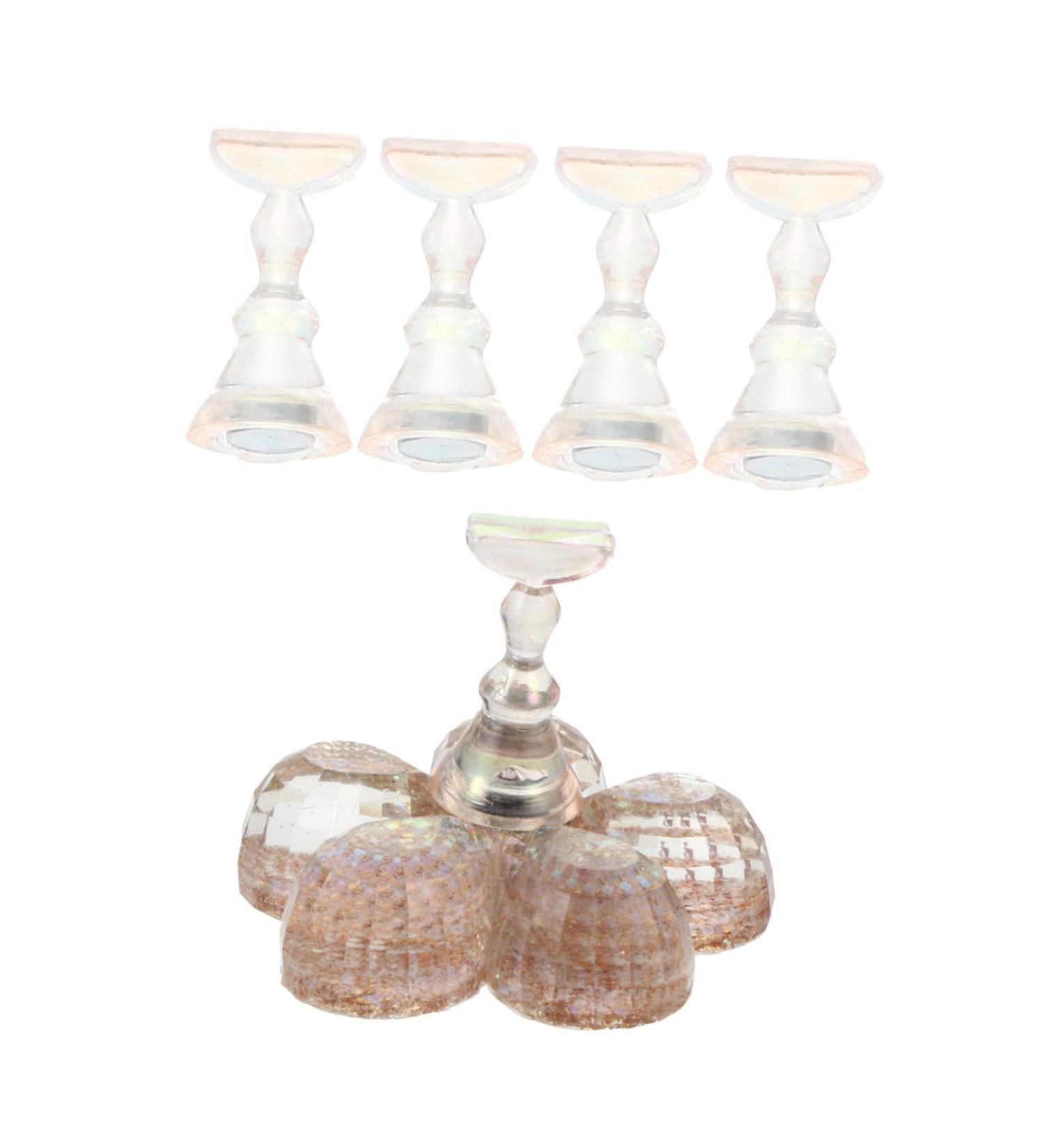 minkissy Set Chess practice seat Manicure Display Base display rack Manicure Practice Rack pedicure tip stand Magnetic Stand manicure practice bracket magnetic holder tool Acrylic Pedicure 2x1cm Golden - Buy Online on GoSupps.com