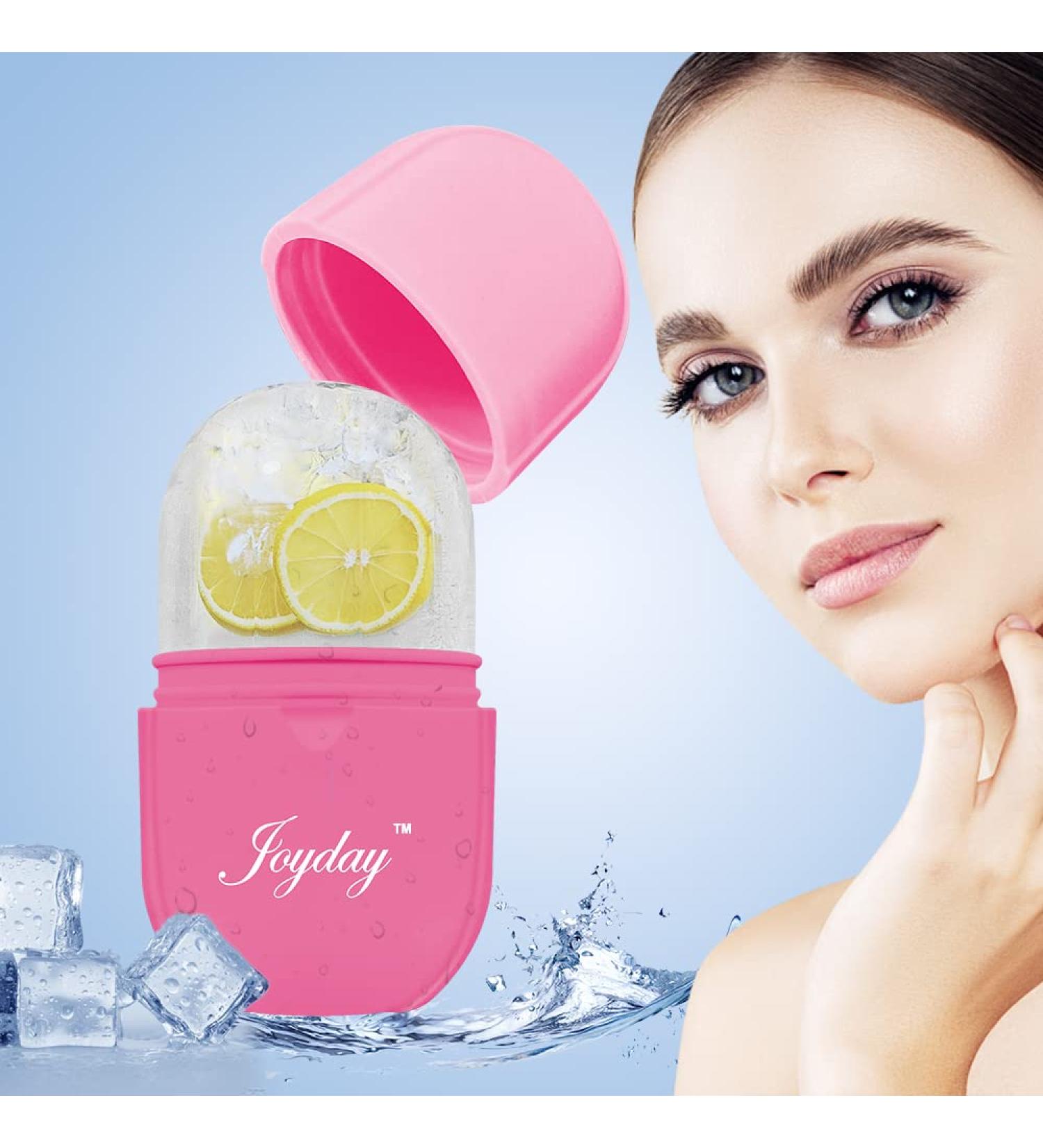 Buy Ice Face Roller - Reusable Beauty Massager for Skin Care Reduces Pores & Fine Lines - Pink - Buy Online on GoSupps.com
