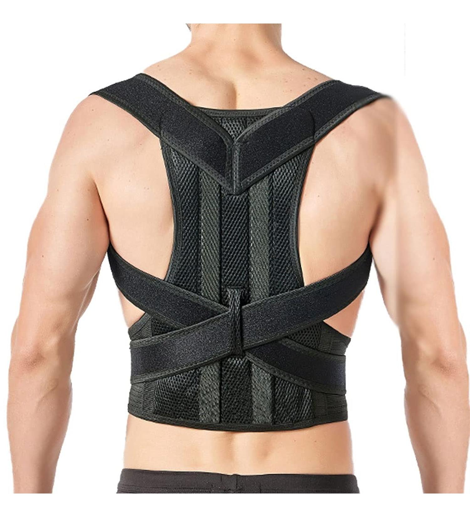 Fully Back Support Posture Corrector Lower and Upper Lumbar Support Belt Back Brace Adjustable Comfortable Straightener for Hunchback (Size : XXXL) (Large) (XX) - Buy Online on GoSupps.com