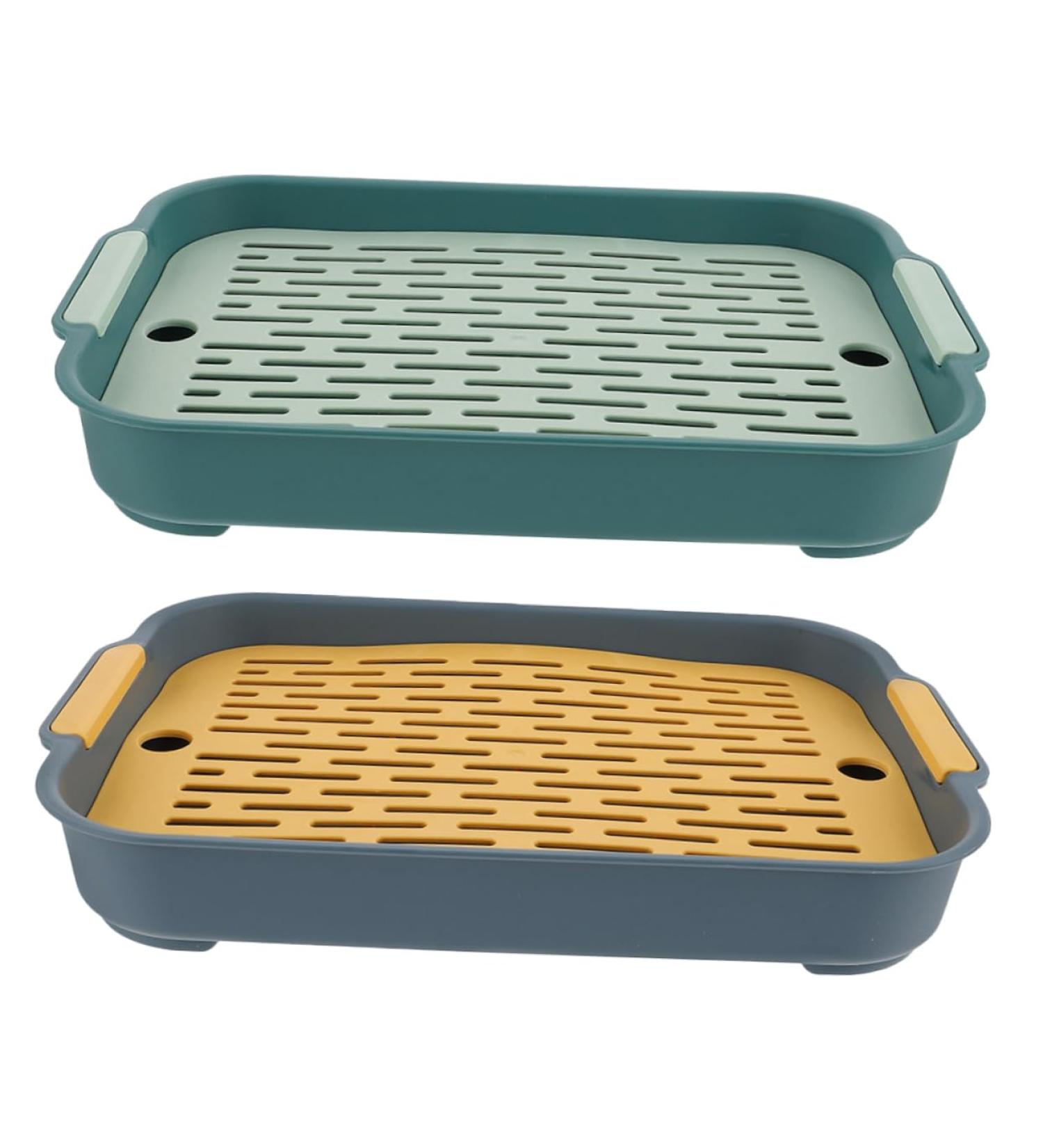 COLLBATH 2pcs Box Rabbit Toilet Bunny Supplies Rabbit Potty Trainer Bunny Train Potty Bunny Training Potty 27.00X18.80X4.00CM As Shown 1 - Buy Online on GoSupps.com