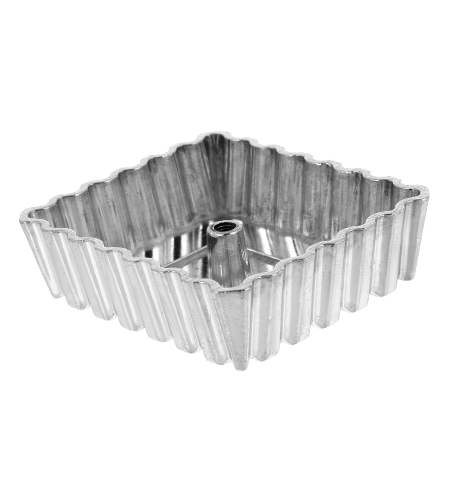 Zerodeko Swedish Non-Stick DIY Radish Handle Timbale Household Chic Gadget Food Aluminum Oil Useful Pastry 7X6.3X2CM Silver - Buy Online on GoSupps.com