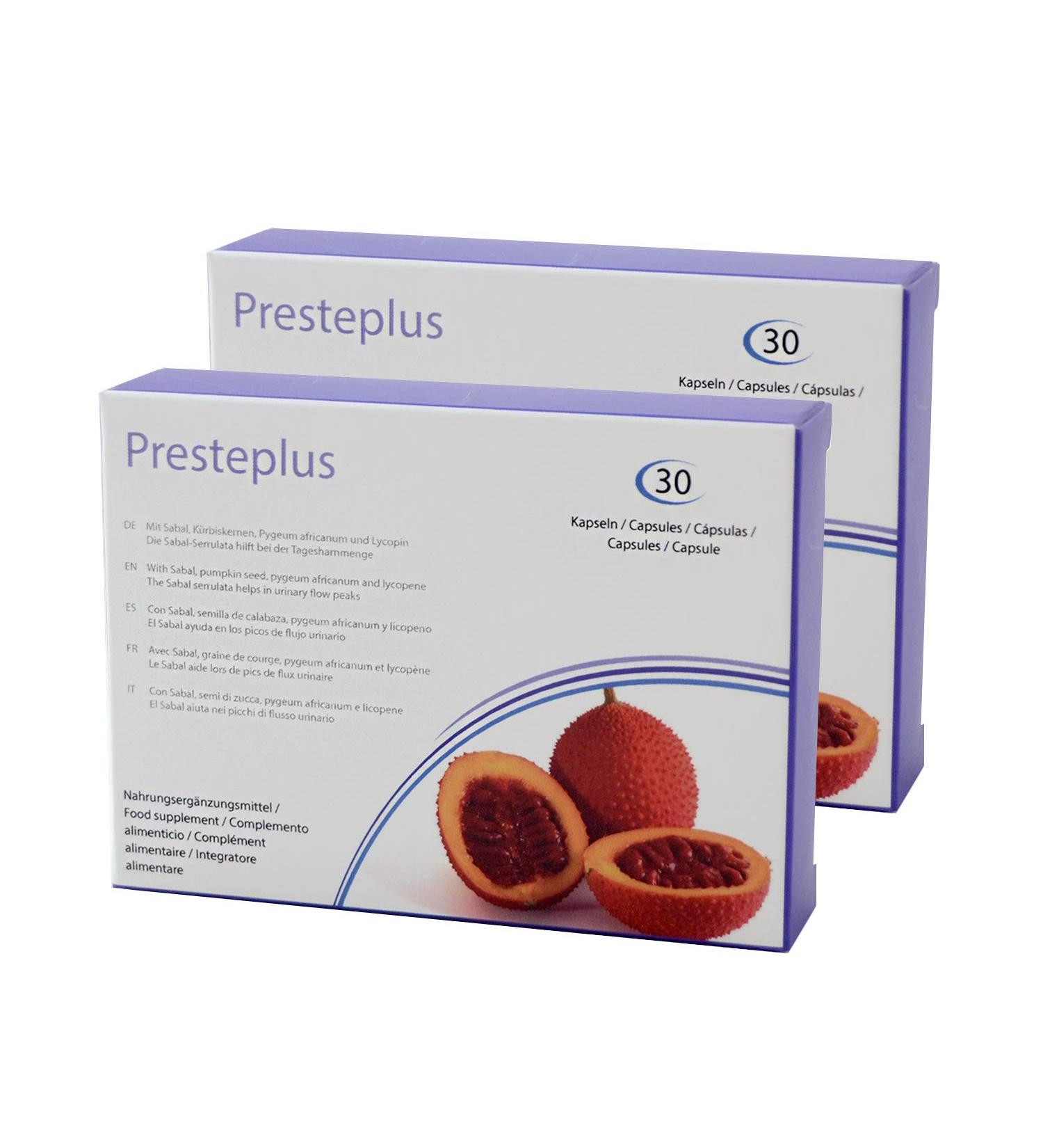 Natural Logistics Presteplus is a dietary supplement that helps with the proper functioning of the renal system helps urination and keeps the bell in good condition 2 - Buy Online on GoSupps.com