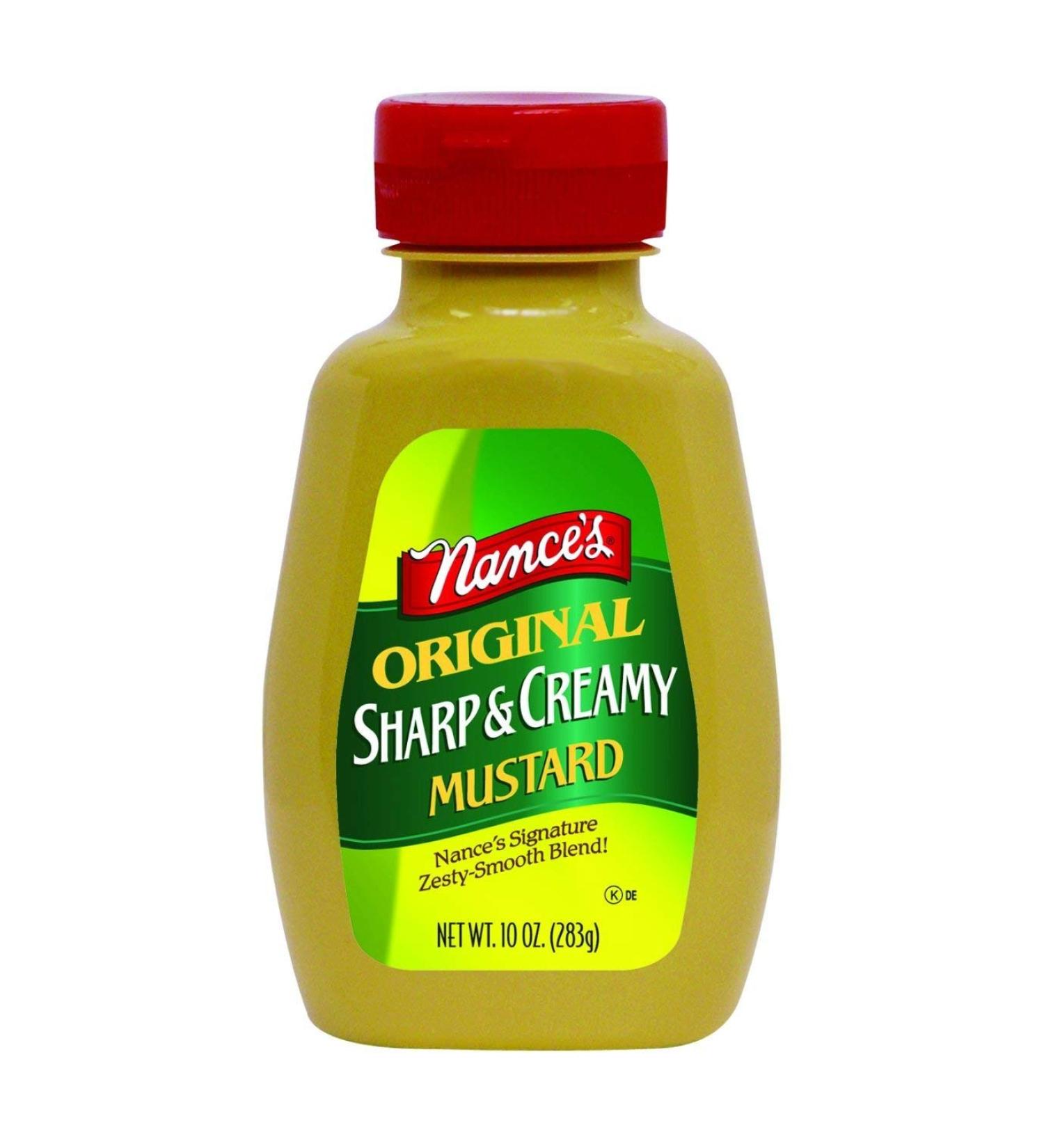 Nance's Mustard Sharp & Creamy, 10 Ounce (Pack of 3)