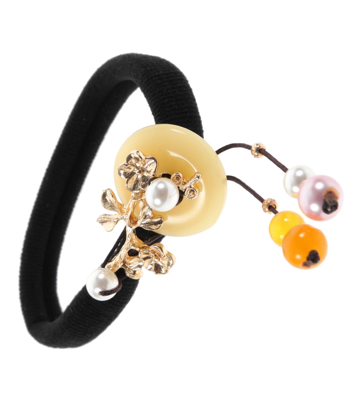 Didiseaon 1pc Hair Accessories Hair Rope Flower Hairbands Retro Hair Ties Scrunchy Hair Ties Retro Hair Loop Crystal Hair Ring Vintage Headdress Copper Etc. Agate Chinese Style - Buy Online on GoSupps.com