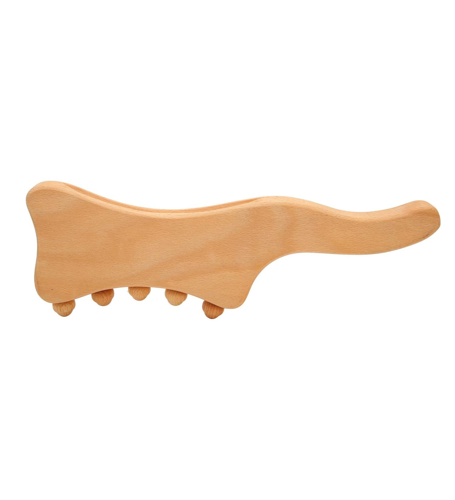 Holz-Gua-Sha Tool | Wooden Massage Device for Muscle Relaxation & Pain Relief | International Shipping Available - Buy Online on GoSupps.com