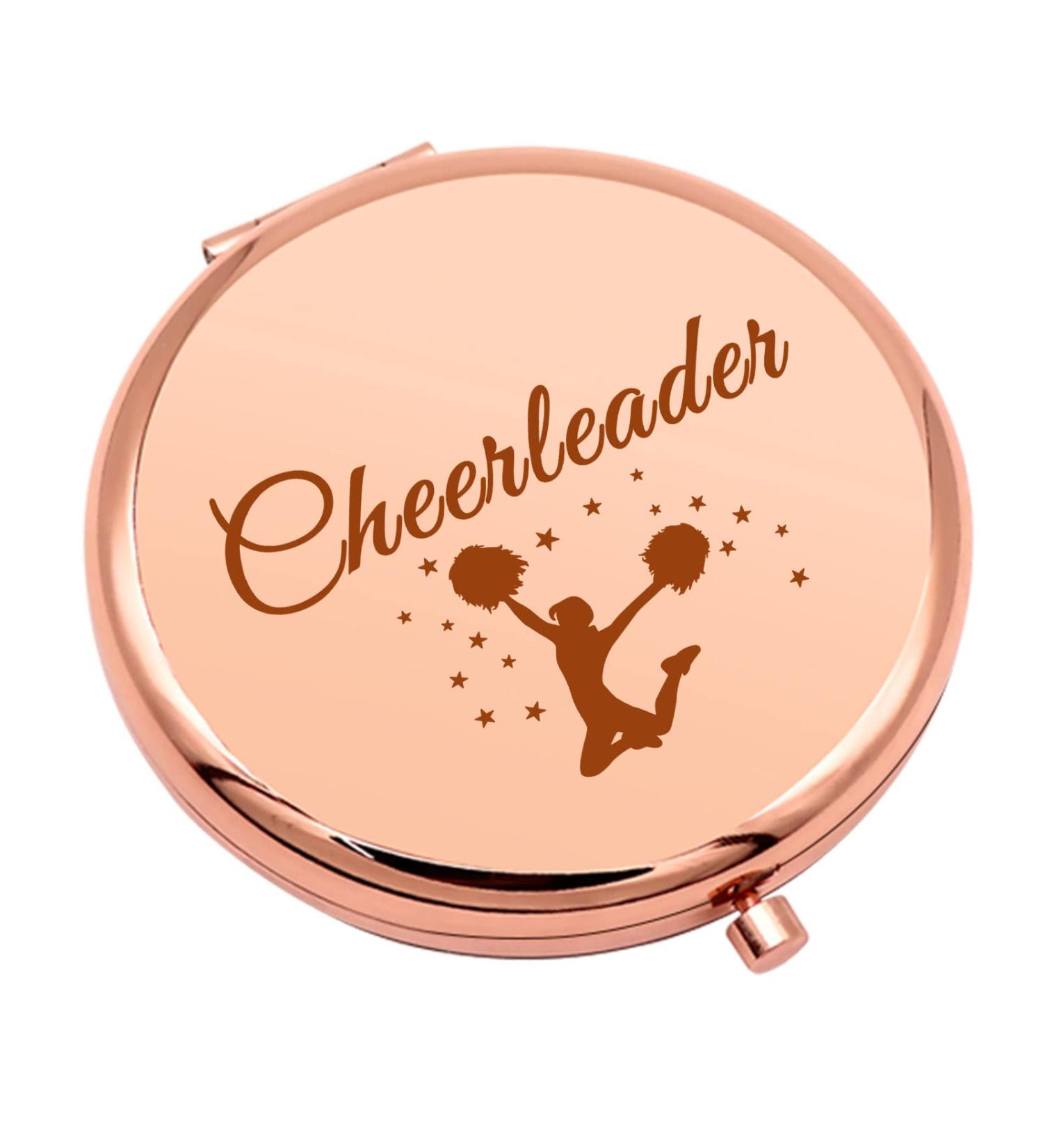 Cheerleader Gift: Compact Makeup Mirror for Teen Girls | Cheer Coach Appreciation Gift - Buy Online on GoSupps.com
