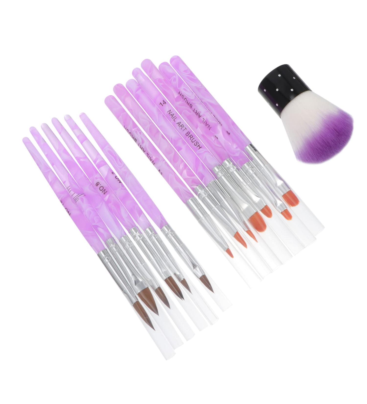 FOMIYES 1 Set Dust Brush Suit Nail Liner Nail Painting Tools Nail Art Nail Art Pens Nail Art Painting Pen Nail Brush Pen Acrylic Rod Design Brush 3d - Buy Online on GoSupps.com