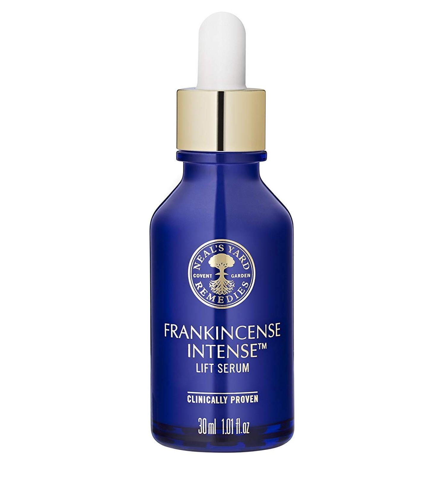 Neal's Yard Remedies Neals Yard Frankincense Intense Lift Serum 30ml has proven collagen protective properties and a deep antioxidant effect