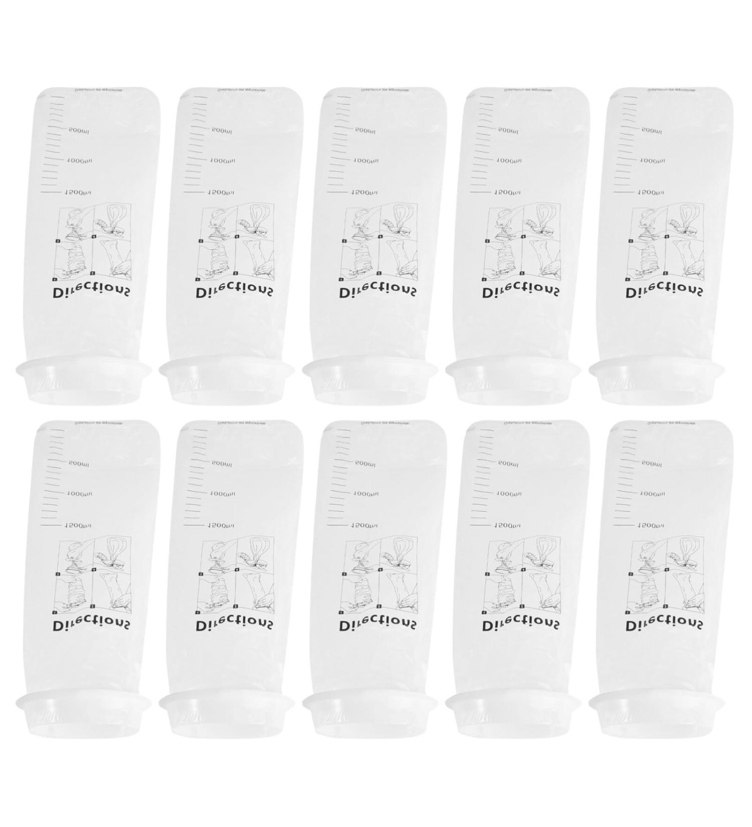 Healeved Vomiting Bags Disposable Emesis Bags Disposable Emesis Bags 15pcs 1500ML Travel Essentials Travel Supplies Travel Accessories Sick Vomit Bag Disposable Vomit Bags Disposable