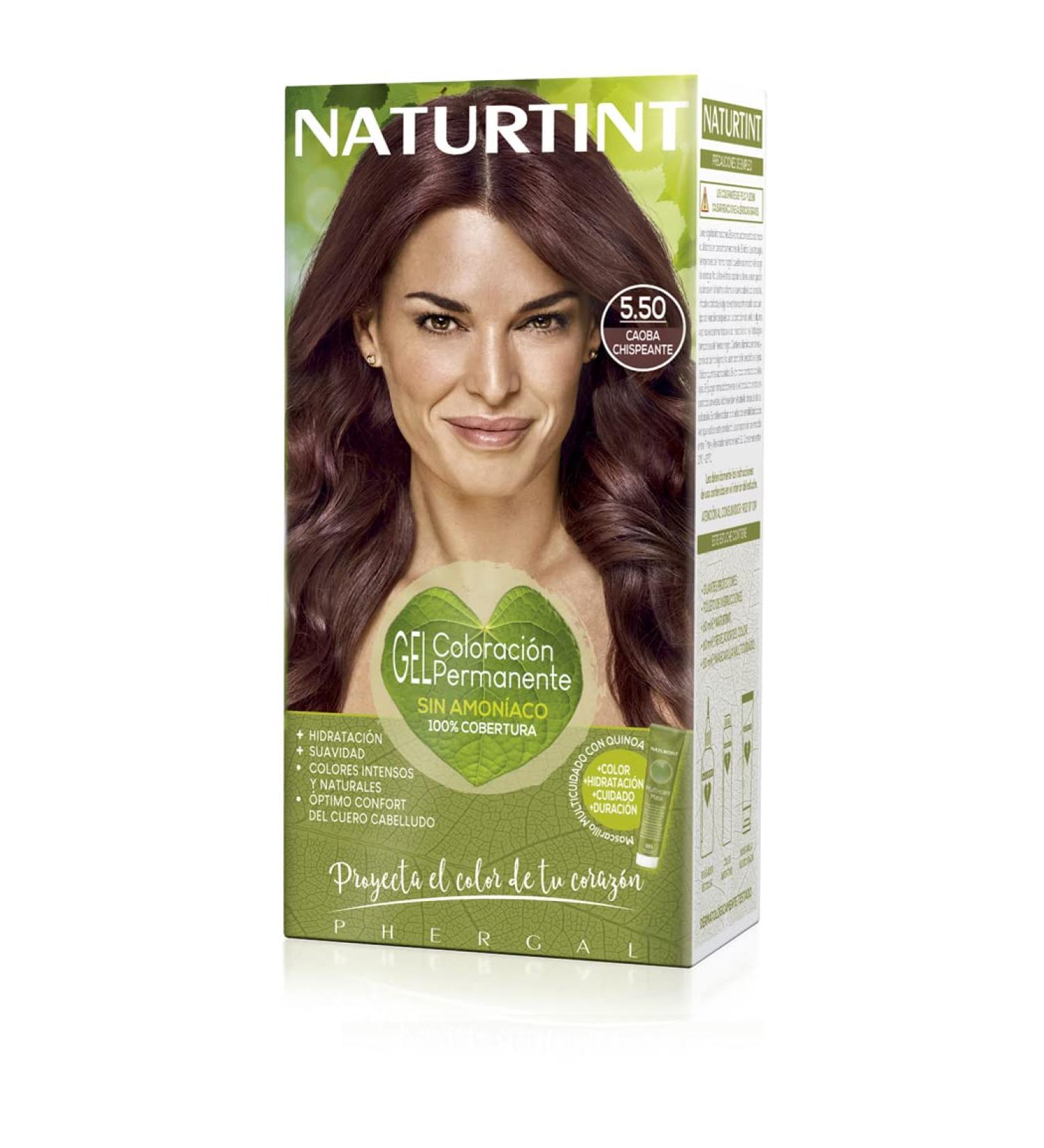 Natureint Hair Color 5.50 Glossy Mahogany | Ammonia-Free | 170ml Natural Ingredients | International Shipping - Buy Online on GoSupps.com