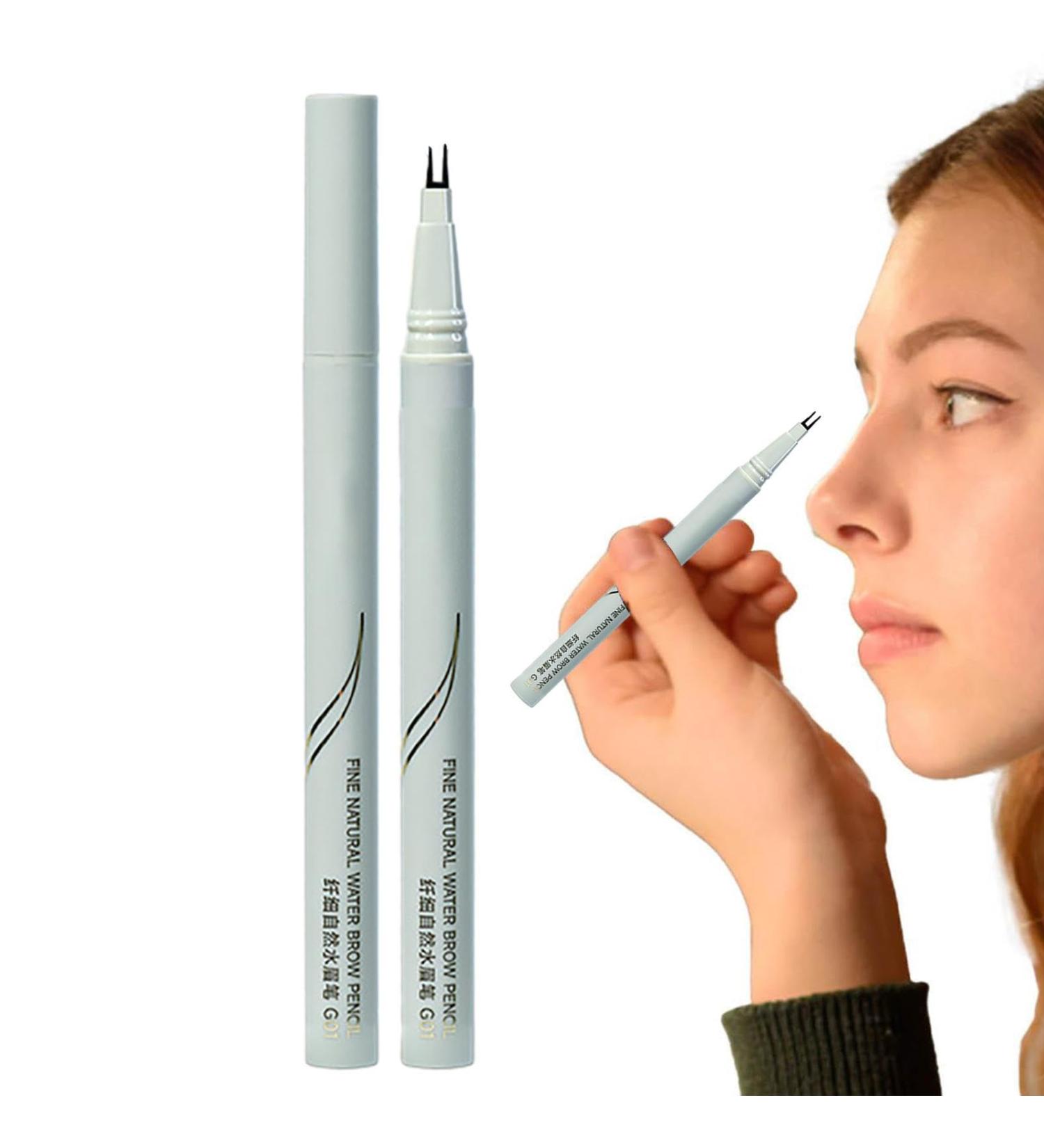 Double Tip Eye Lash Pencil Ultra Fine Eyeliner Smudge Proof Liquid Eyeliner Smooth Quick Dry Long Lasting Longwearing Eye Pencil Easily to Create Any Look Haoying Black - Buy Online on GoSupps.com