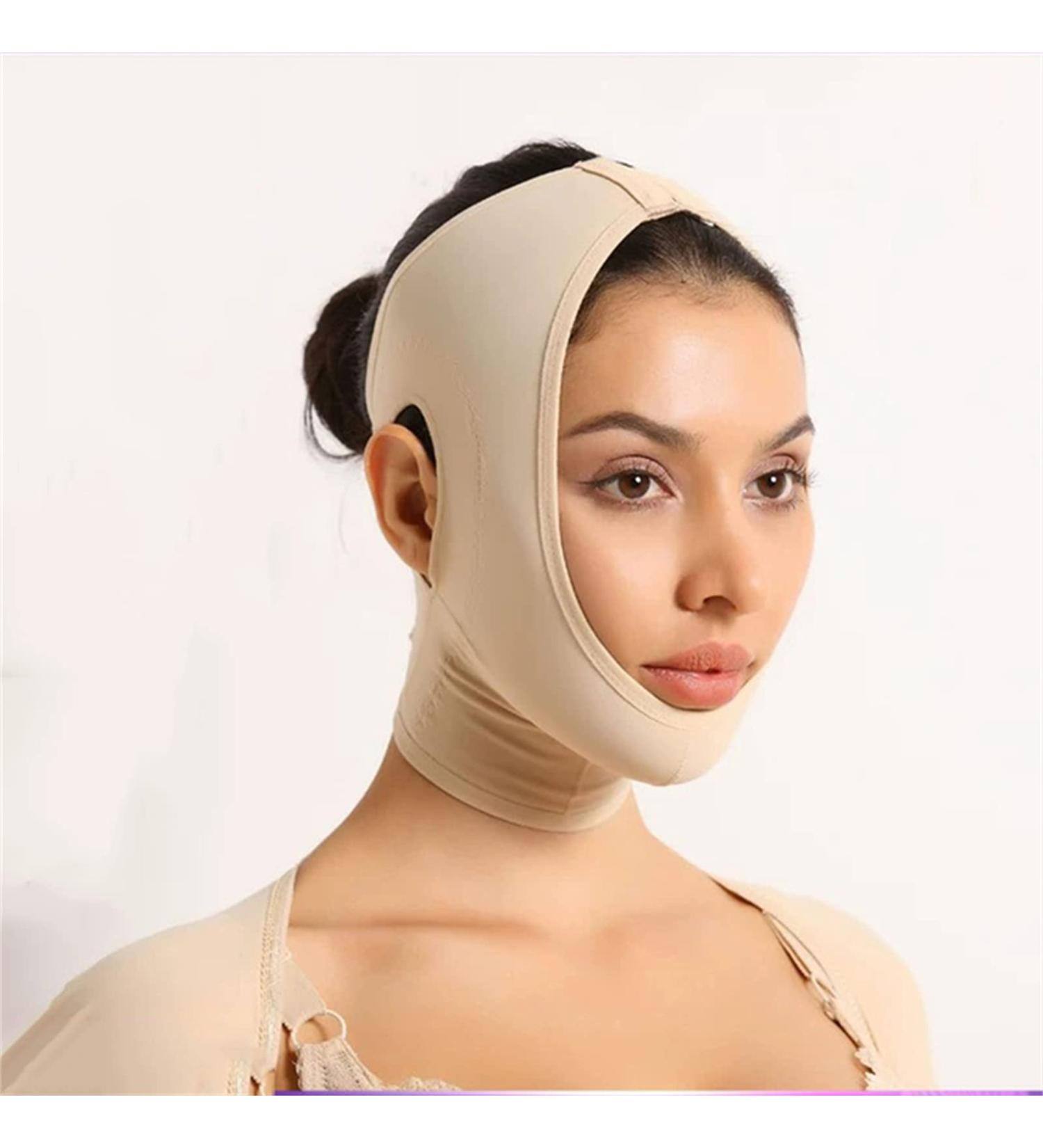 ANYURAN Anti Snore Chin Strap | Adjustable Snoring Solution | Stop Snoring Chin Strap with V Shaped Mask | Chin UP Face Lifting Belt - Medium - Buy Online on GoSupps.com