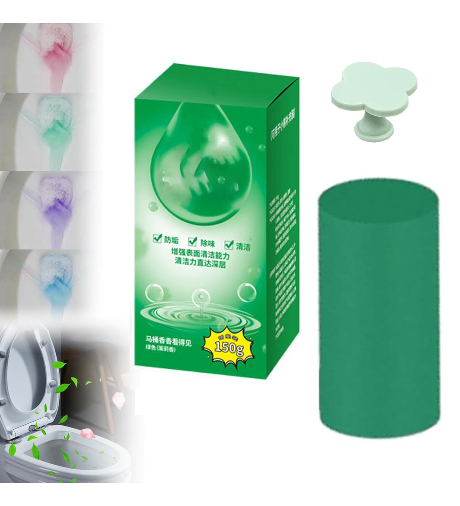 Upgraded Concentrated Descaling Toilet Cleaning Stick Toilet Tank Cleaners with Four Scents Powerful Concentrated Descaling Stick Deep Cleaning Long-Lasting Freshness (Green) - Buy Online on GoSupps.com