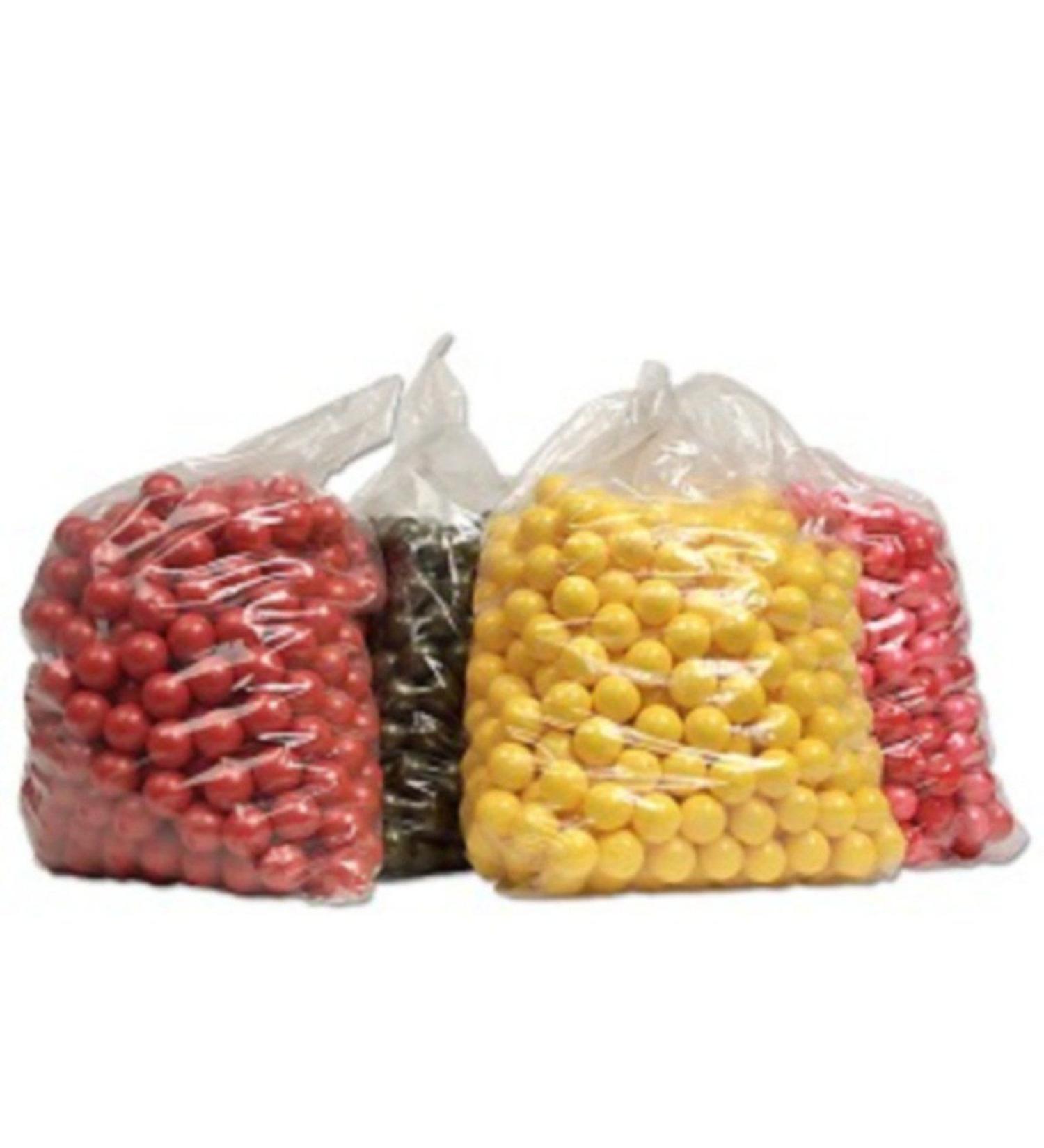 Loader Paintball 500 Rounds Basic Training Paintballs - .68 Caliber - Color May Vary (Orange/Yellow) (Orange/Yellow)